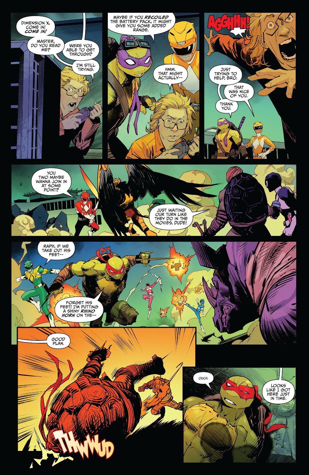 Mighty Morphin Power Rangers/ Teenage Mutant Ninja Turtles II issue 1 - Page 17
