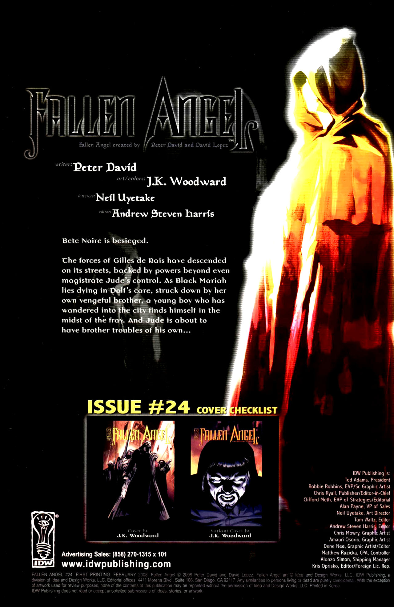 Read online Fallen Angel comic -  Issue #24 - 2