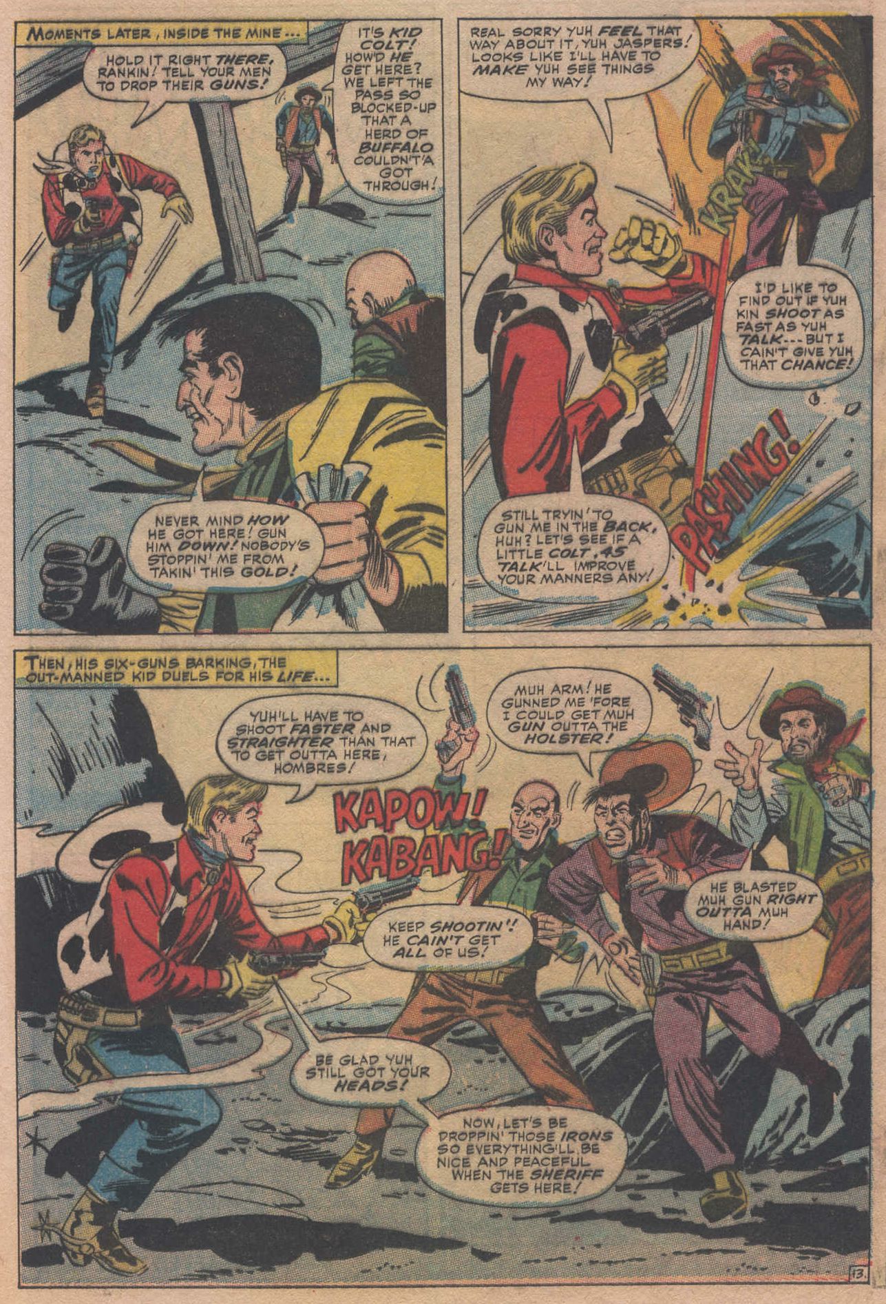 Read online Kid Colt Outlaw comic -  Issue #133 - 17