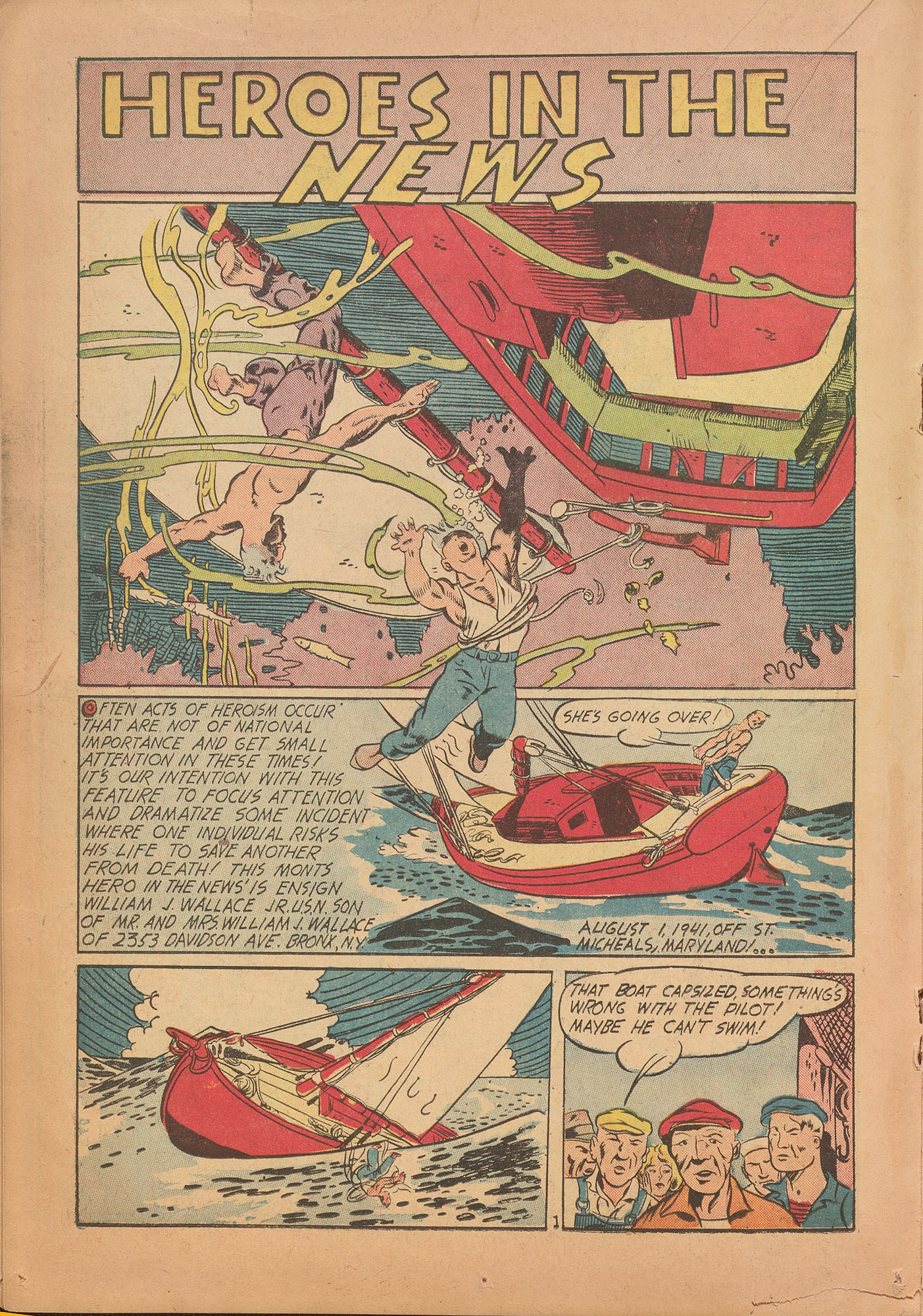 Read online World Famous Heroes Magazine comic -  Issue #3 - 34