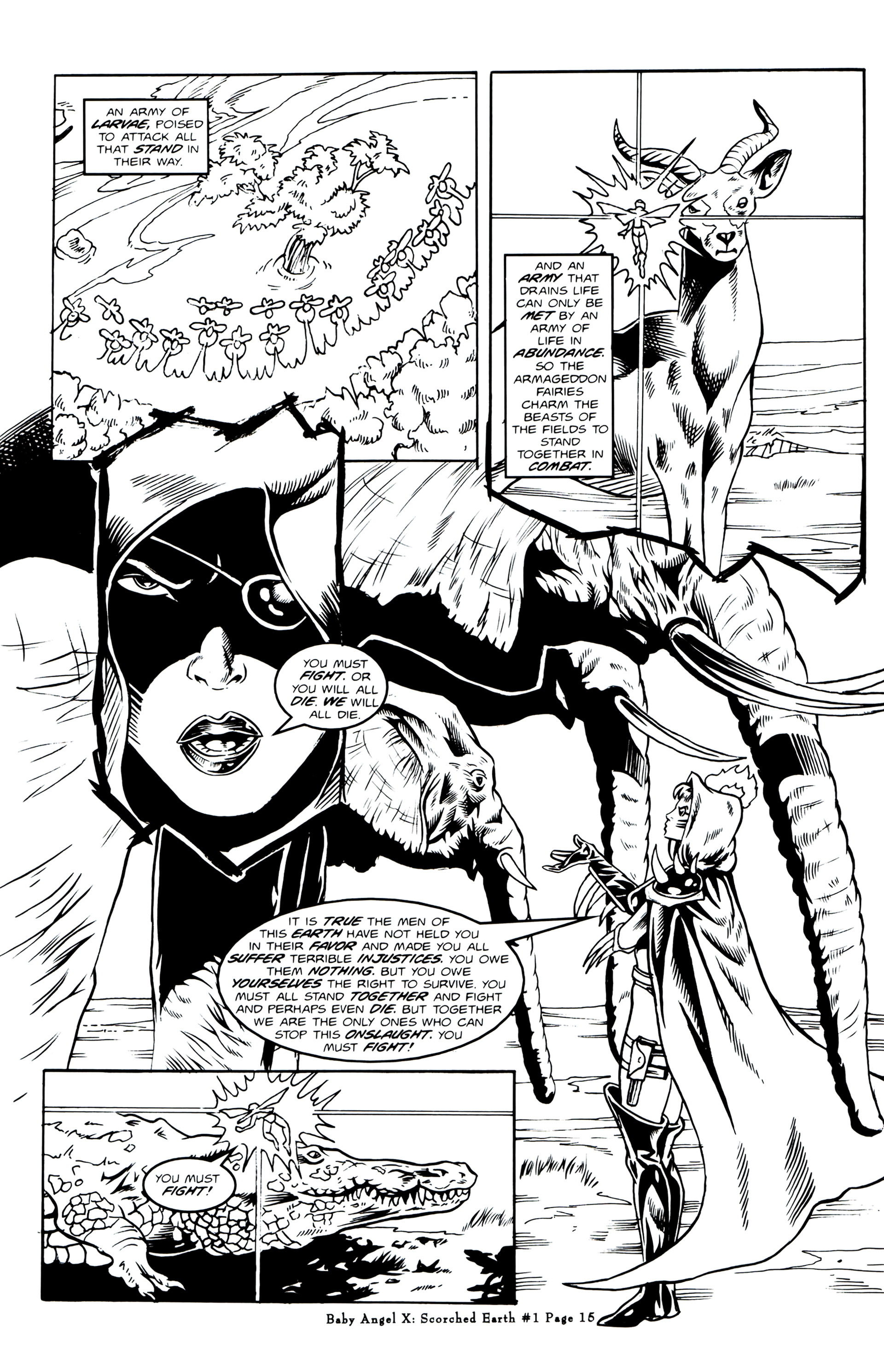 Read online Baby Angel X: Scorched Earth comic -  Issue #1 - 17