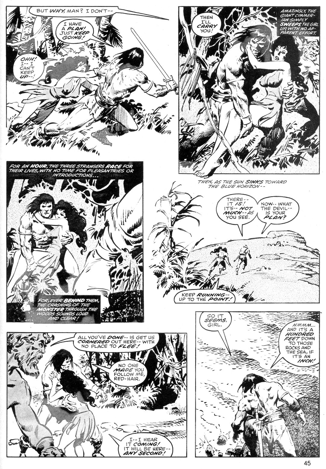 Read online The Savage Sword Of Conan comic -  Issue #40 - 45