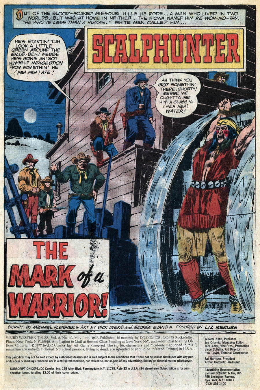 Read online Weird Western Tales (1972) comic -  Issue #40 - 2