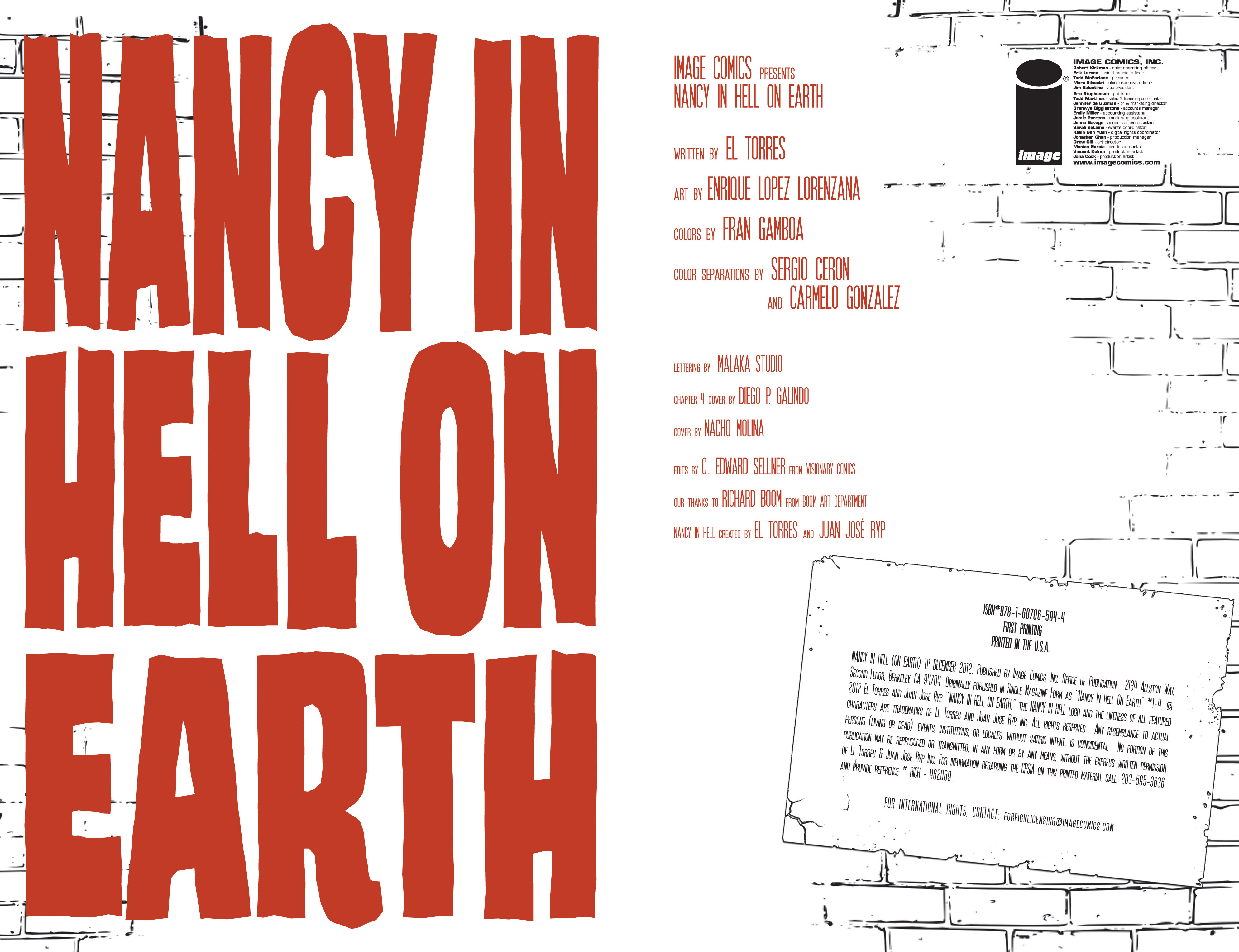Read online Nancy in Hell On Earth comic -  Issue # _TPB - 3