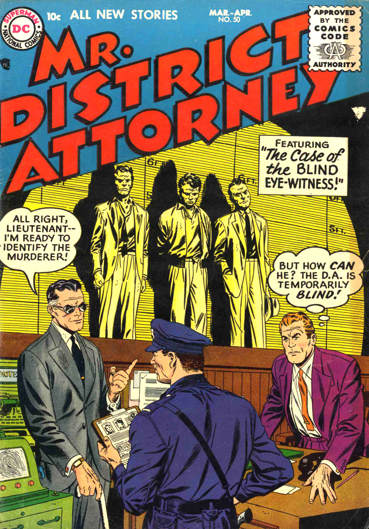 Read online Mr. District Attorney comic -  Issue #50 - 1