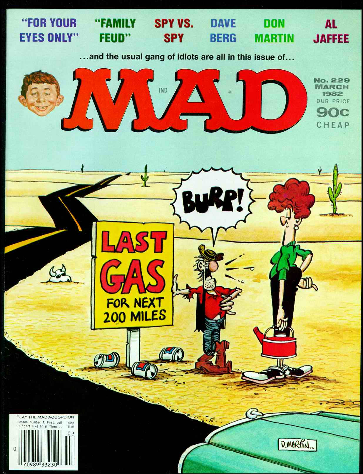 Read online MAD comic -  Issue #229 - 1