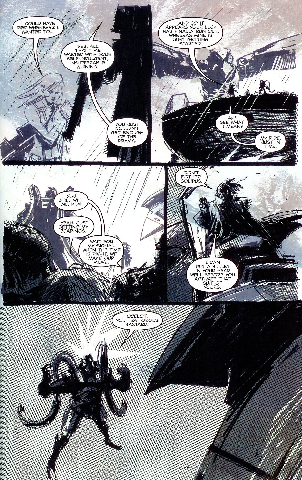 Read online Metal Gear Solid: Sons of Liberty comic -  Issue #11 - 23