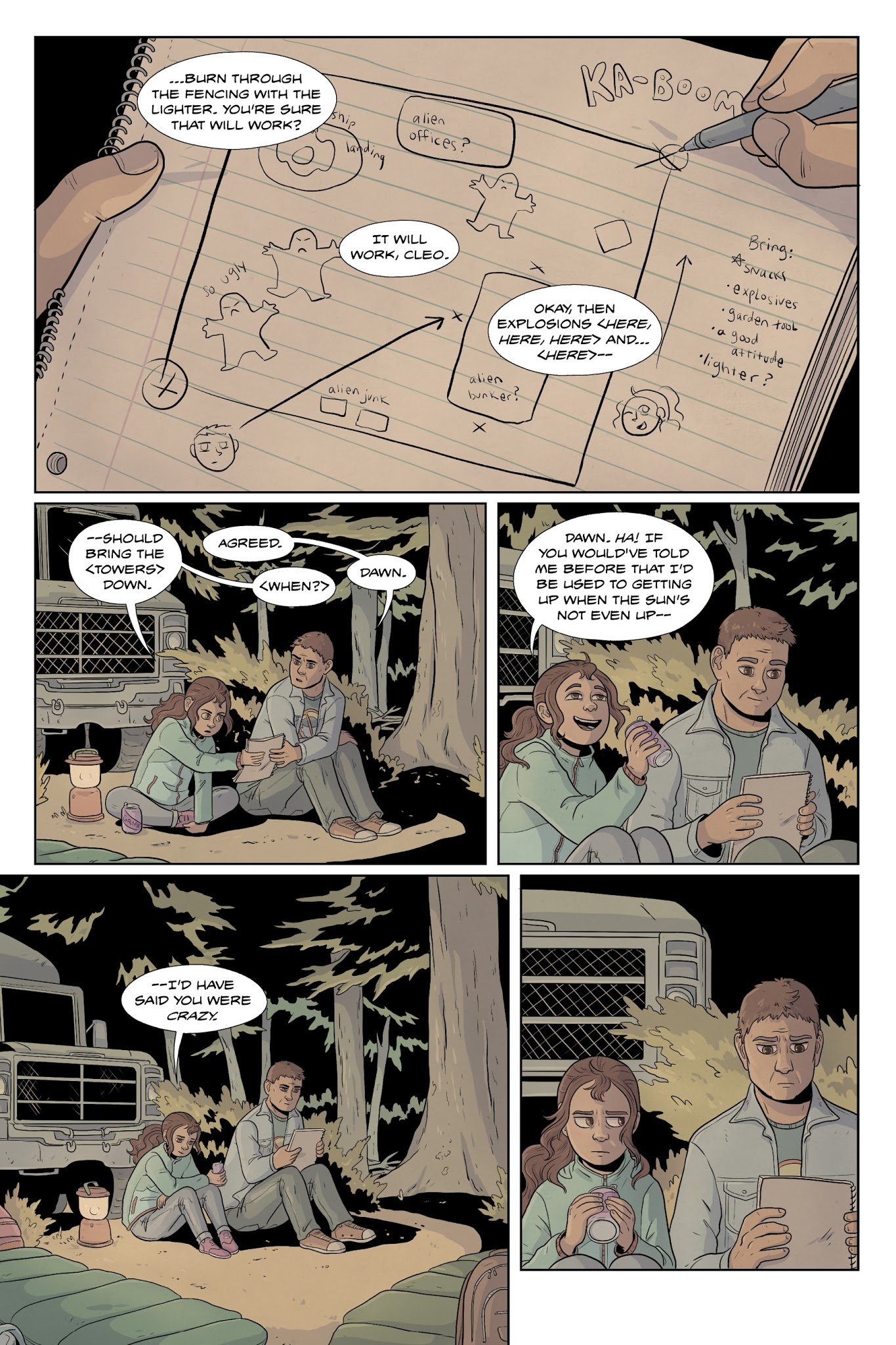 Read online Lifeformed: Cleo Makes Contact comic -  Issue # TPB - 125