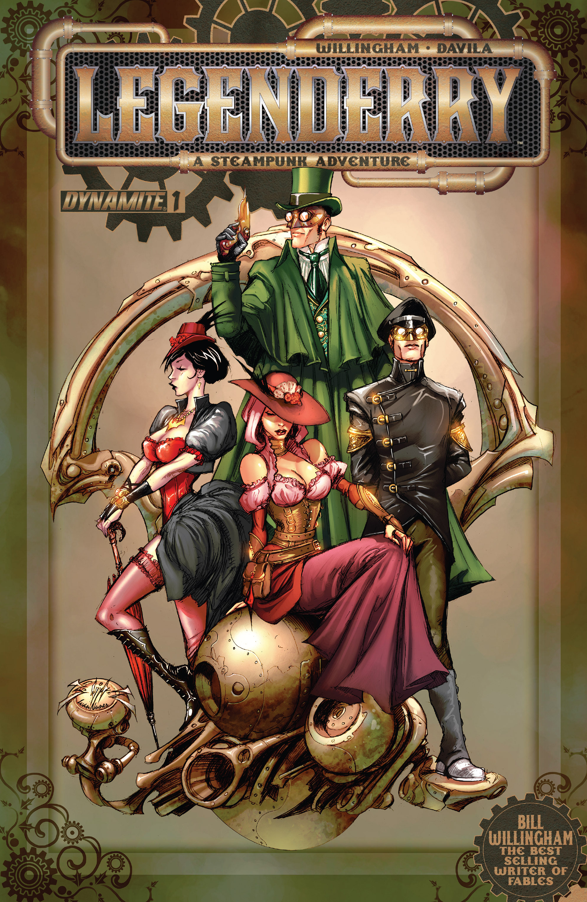 Read online Legenderry: A Steampunk Adventure comic -  Issue #1 - 1