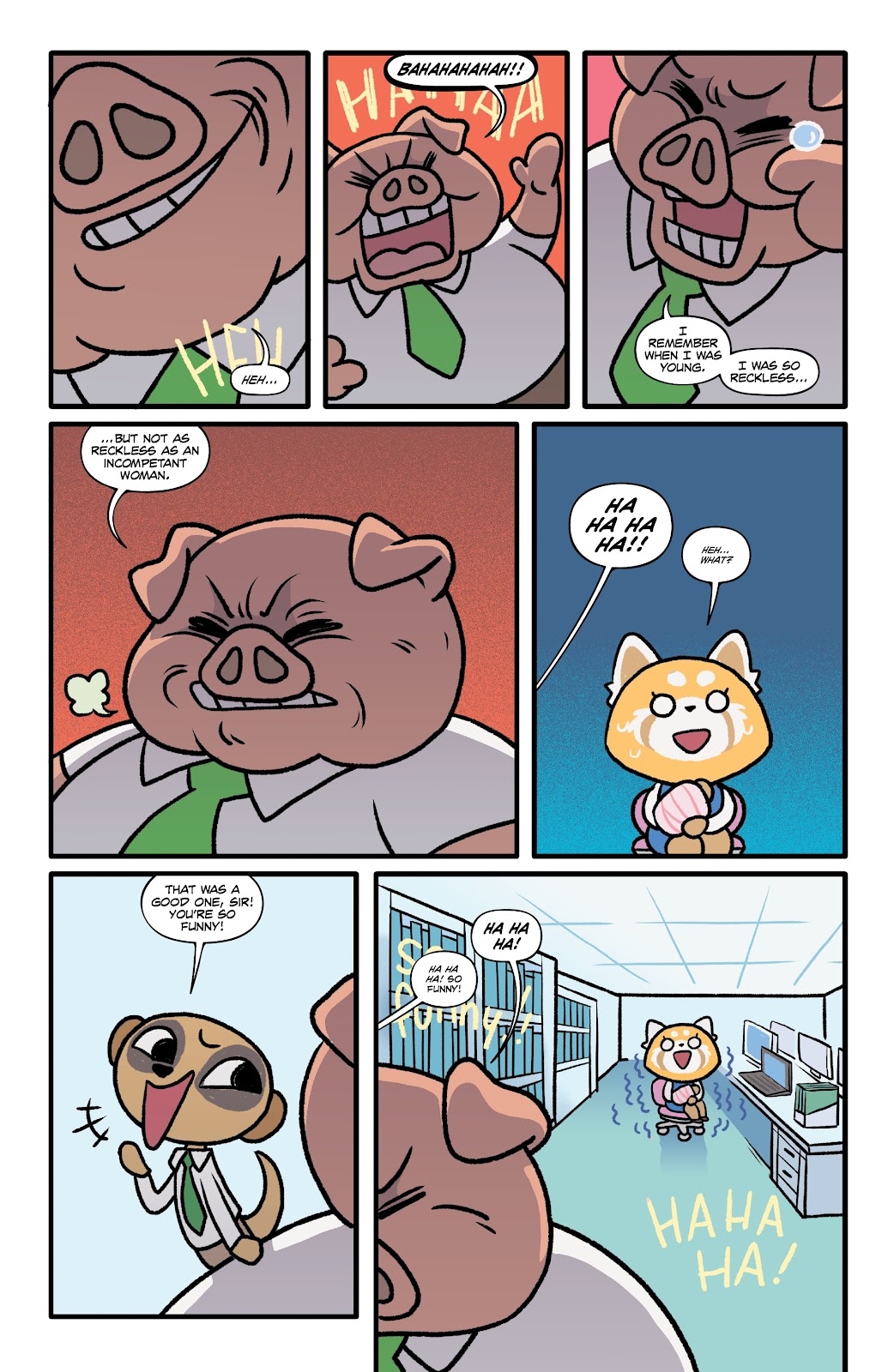Aggretsuko issue 4 - Page 10