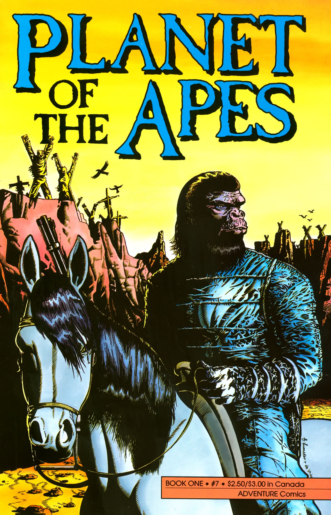 Read online Planet of the Apes (1990) comic -  Issue #7 - 1