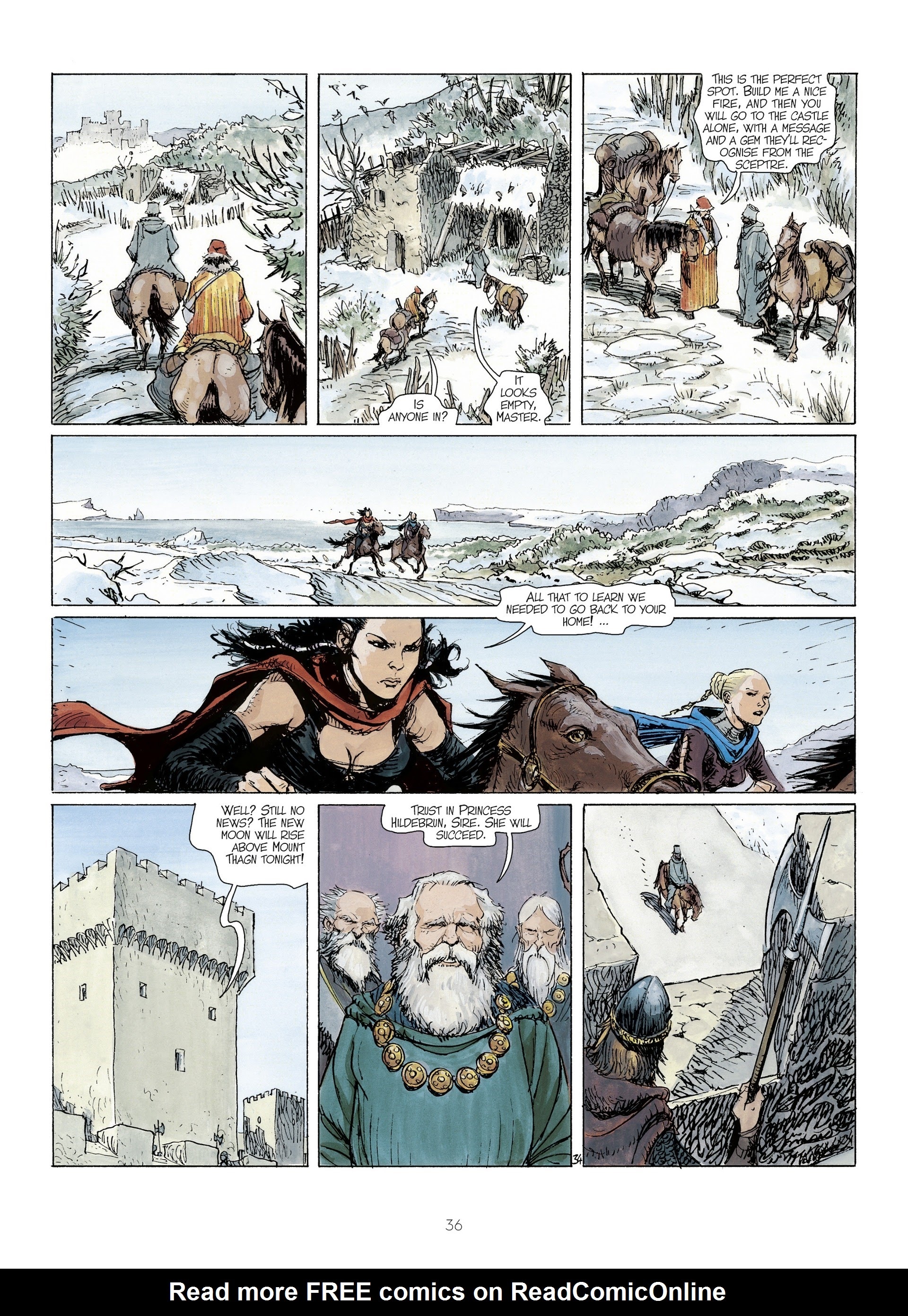Read online The World of Thorgal: Kriss of Valnor: Worthy of a Queen comic -  Issue # Full - 38