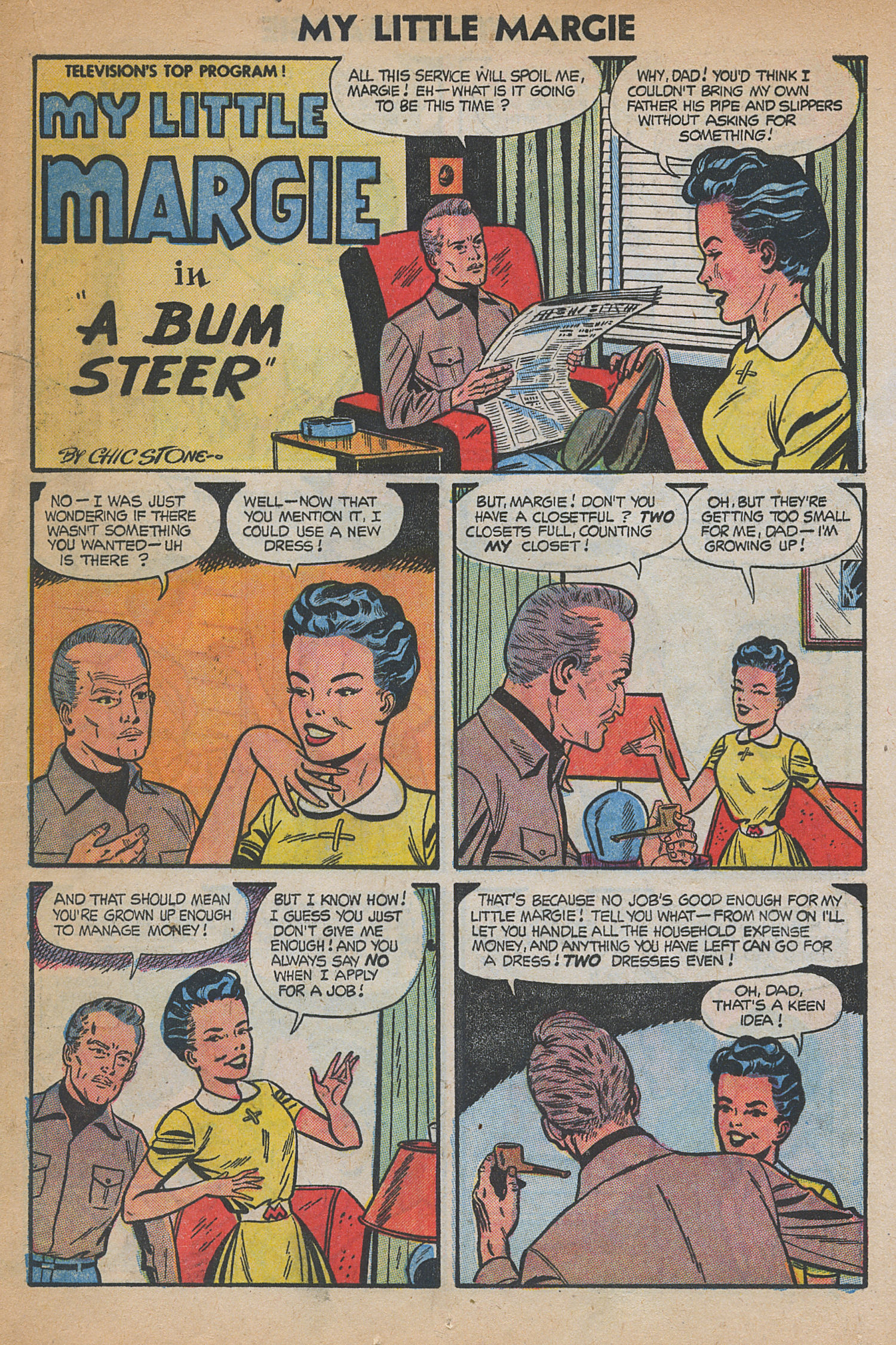 Read online My Little Margie (1954) comic -  Issue #1 - 17