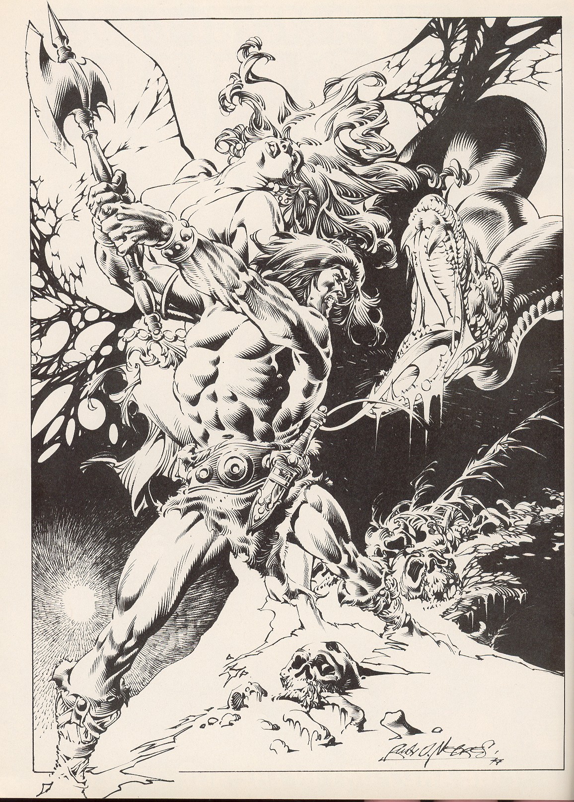 Read online The Savage Sword Of Conan comic -  Issue #57 - 2