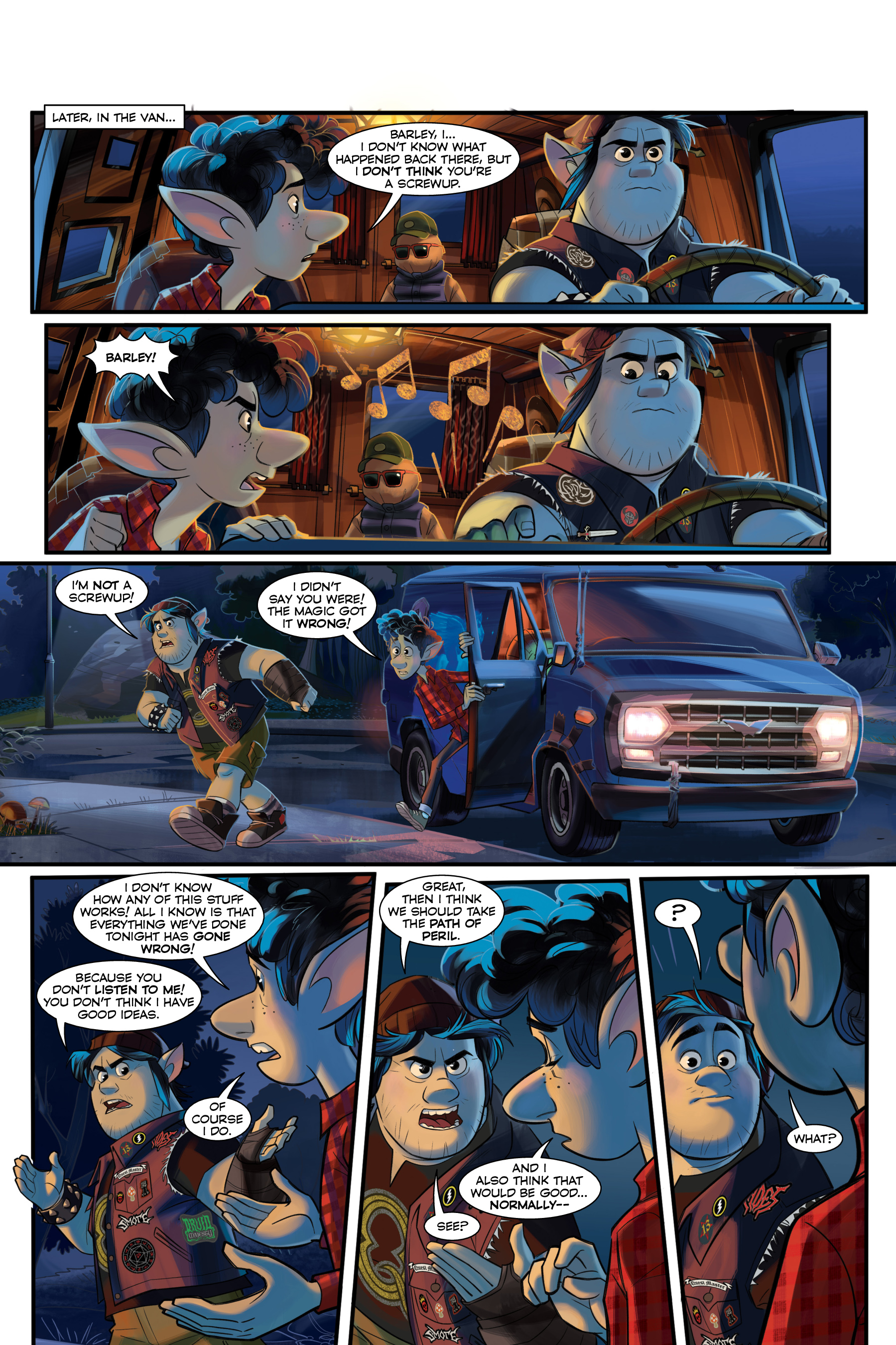 Read online Onward: The Story of the Movie in Comics comic -  Issue # TPB - 38