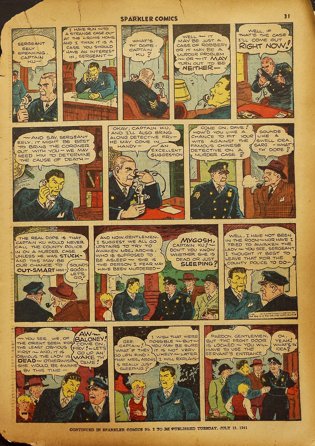 Read online Sparkler Comics comic -  Issue #1 - 34
