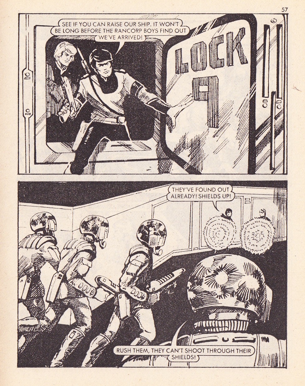 Read online Starblazer comic -  Issue #38 - 57