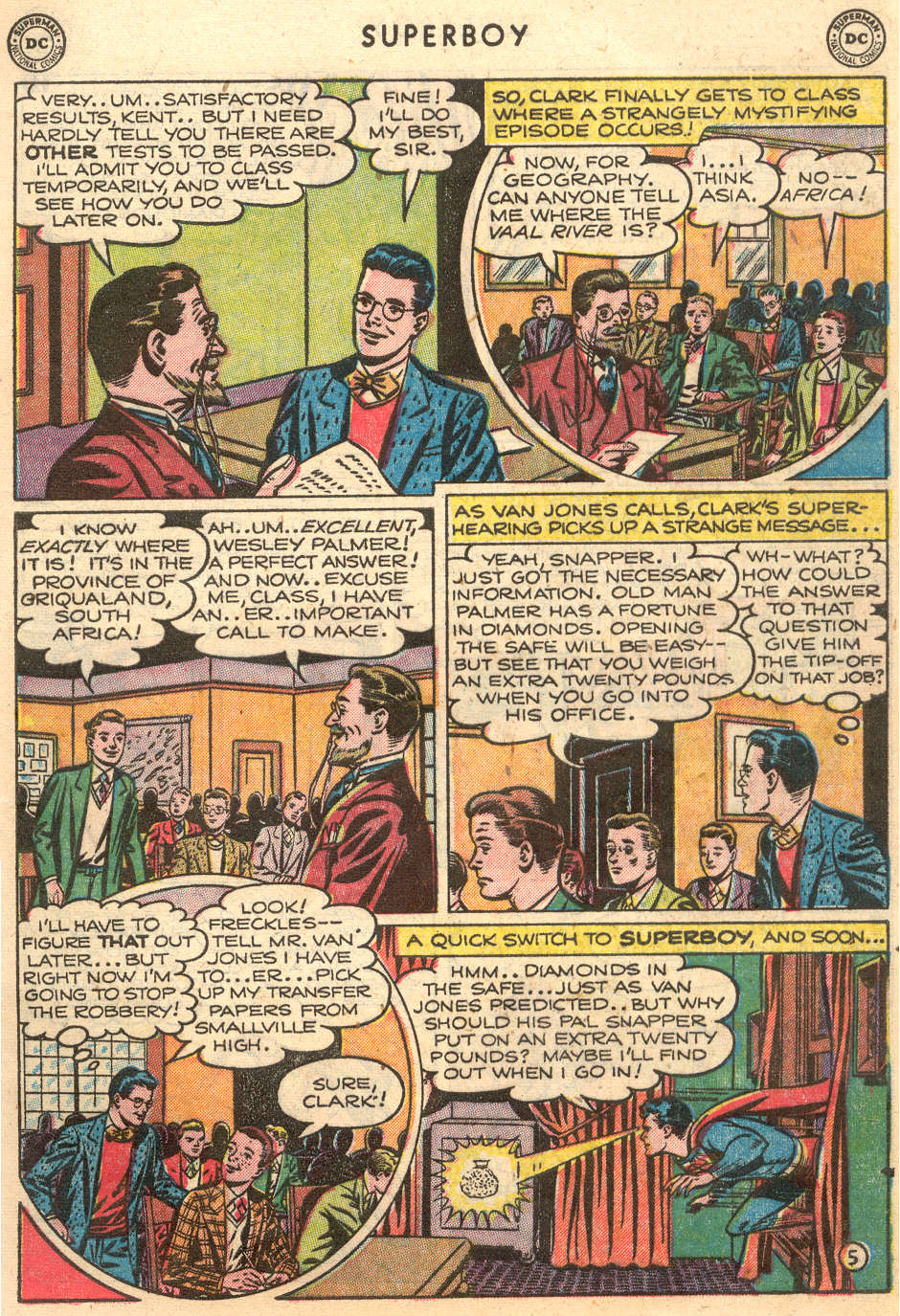 Read online Superboy (1949) comic -  Issue #17 - 6