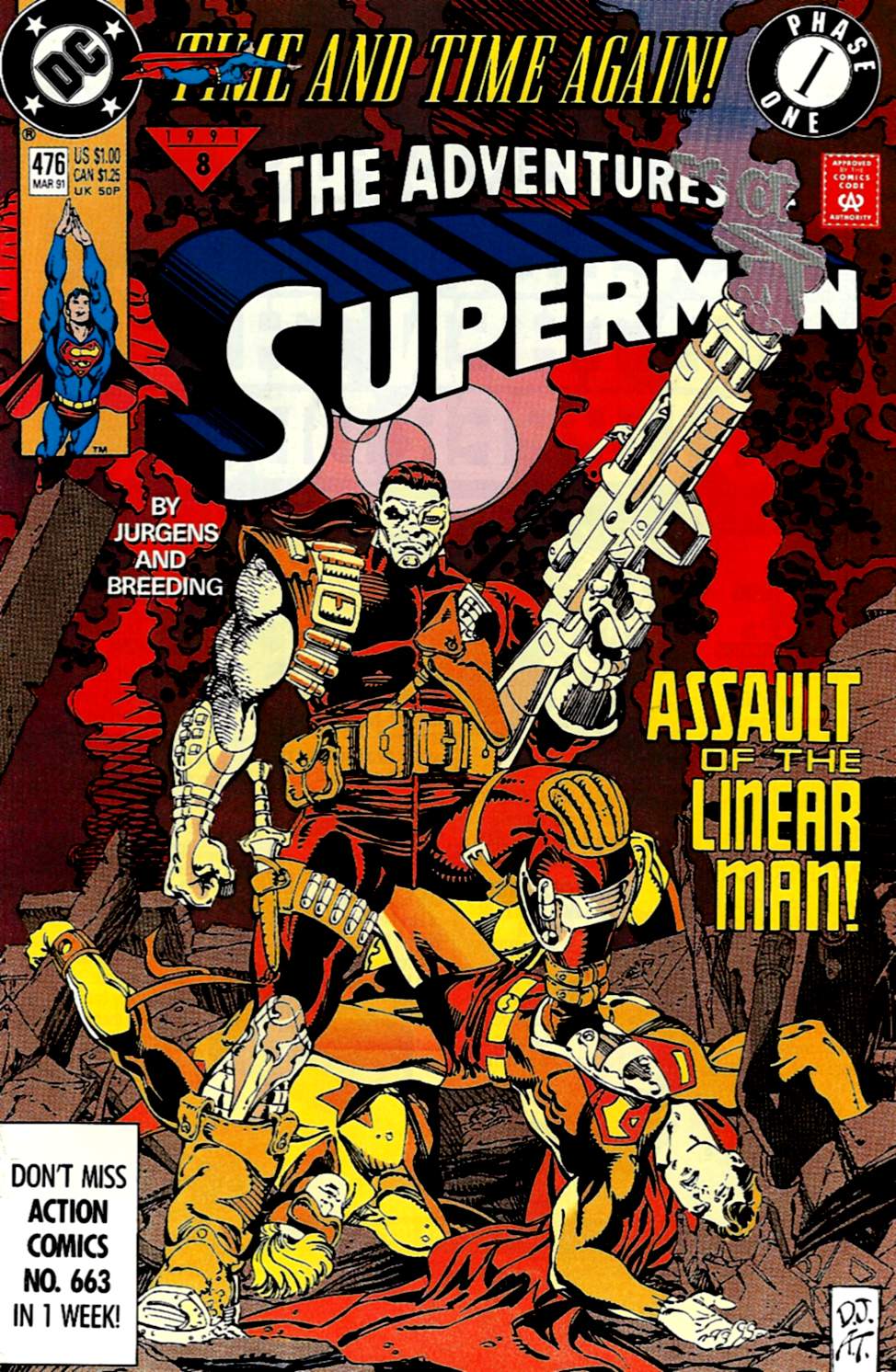 Read online Adventures of Superman (1987) comic -  Issue #476 - 1