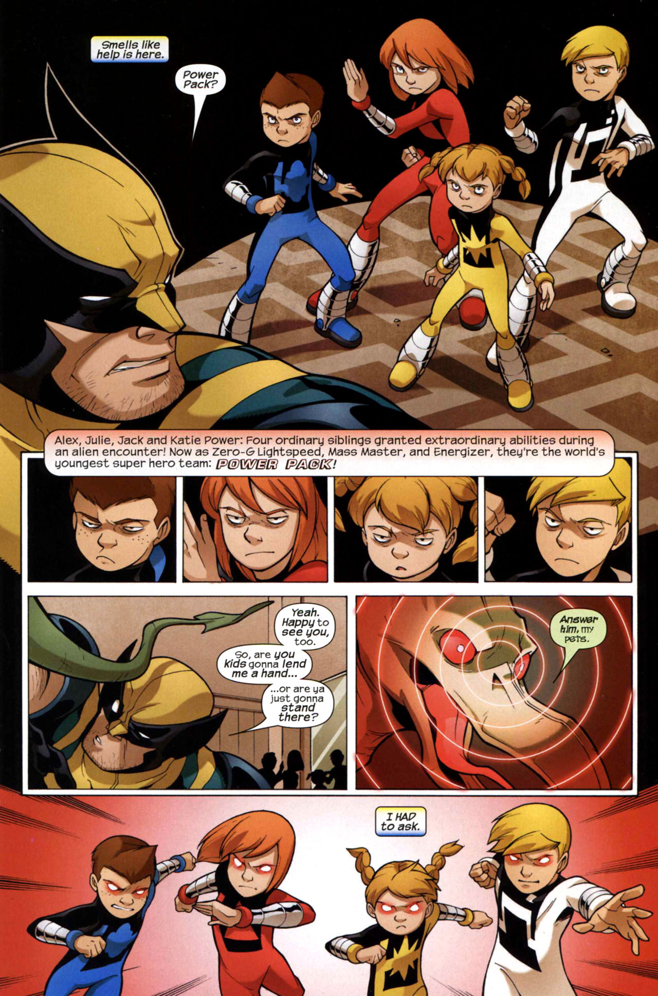 Read online Wolverine and Power Pack comic -  Issue #1 - 4