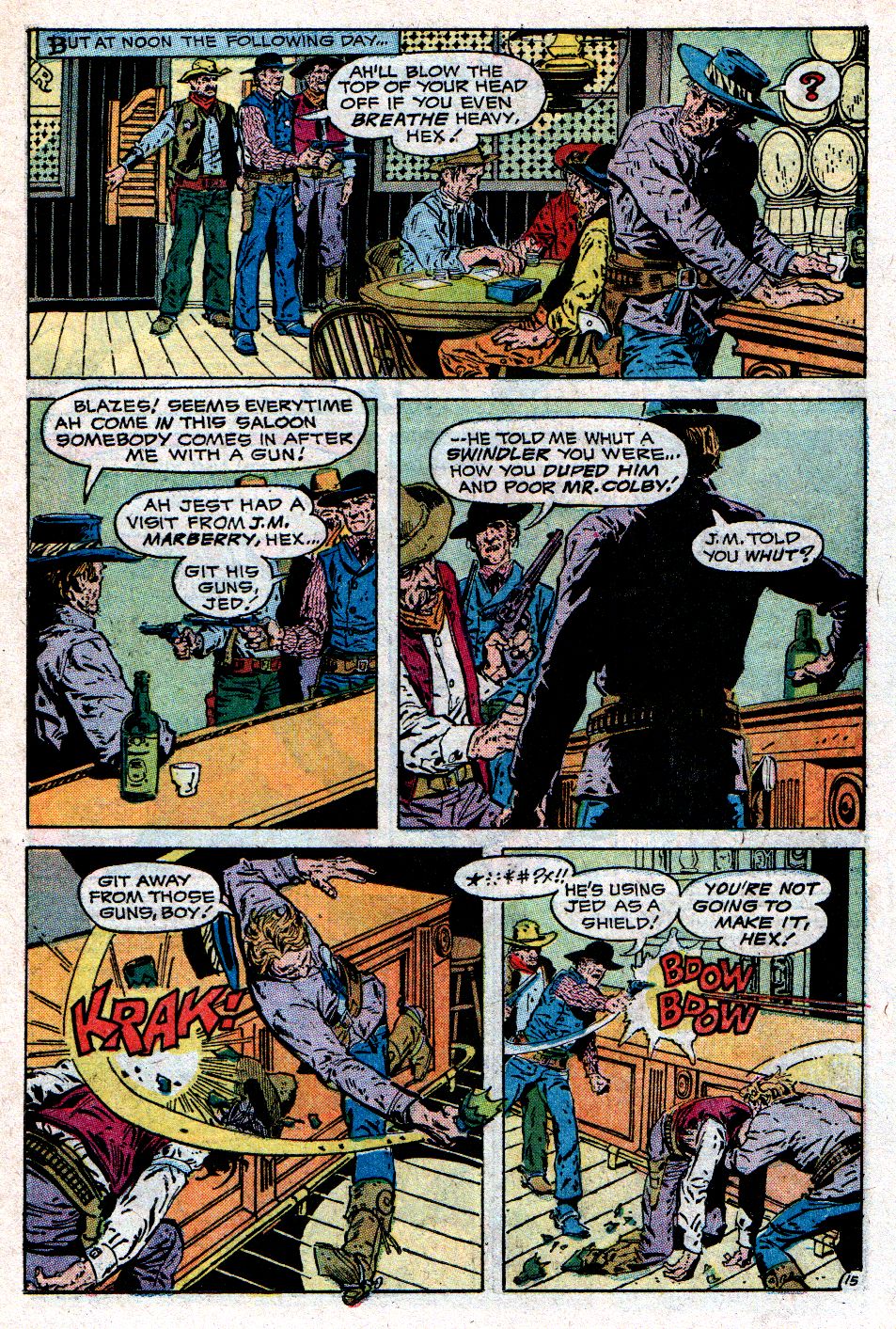 Read online Weird Western Tales (1972) comic -  Issue #18 - 22