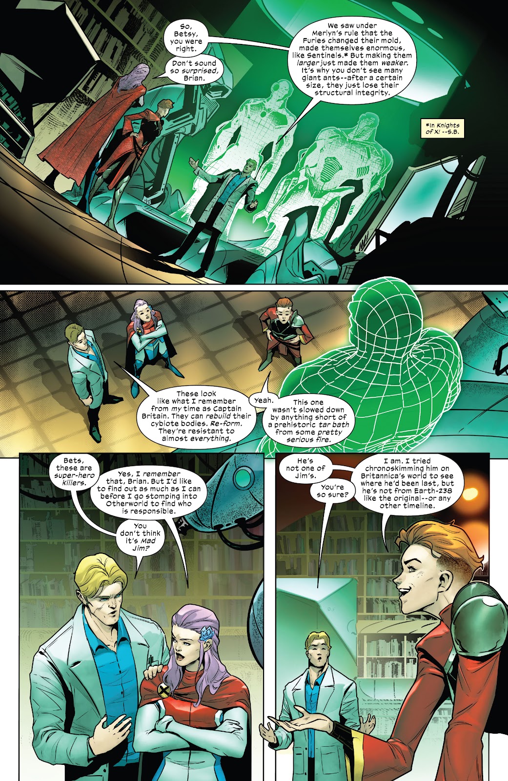 Betsy Braddock: Captain Britain issue 1 - Page 11