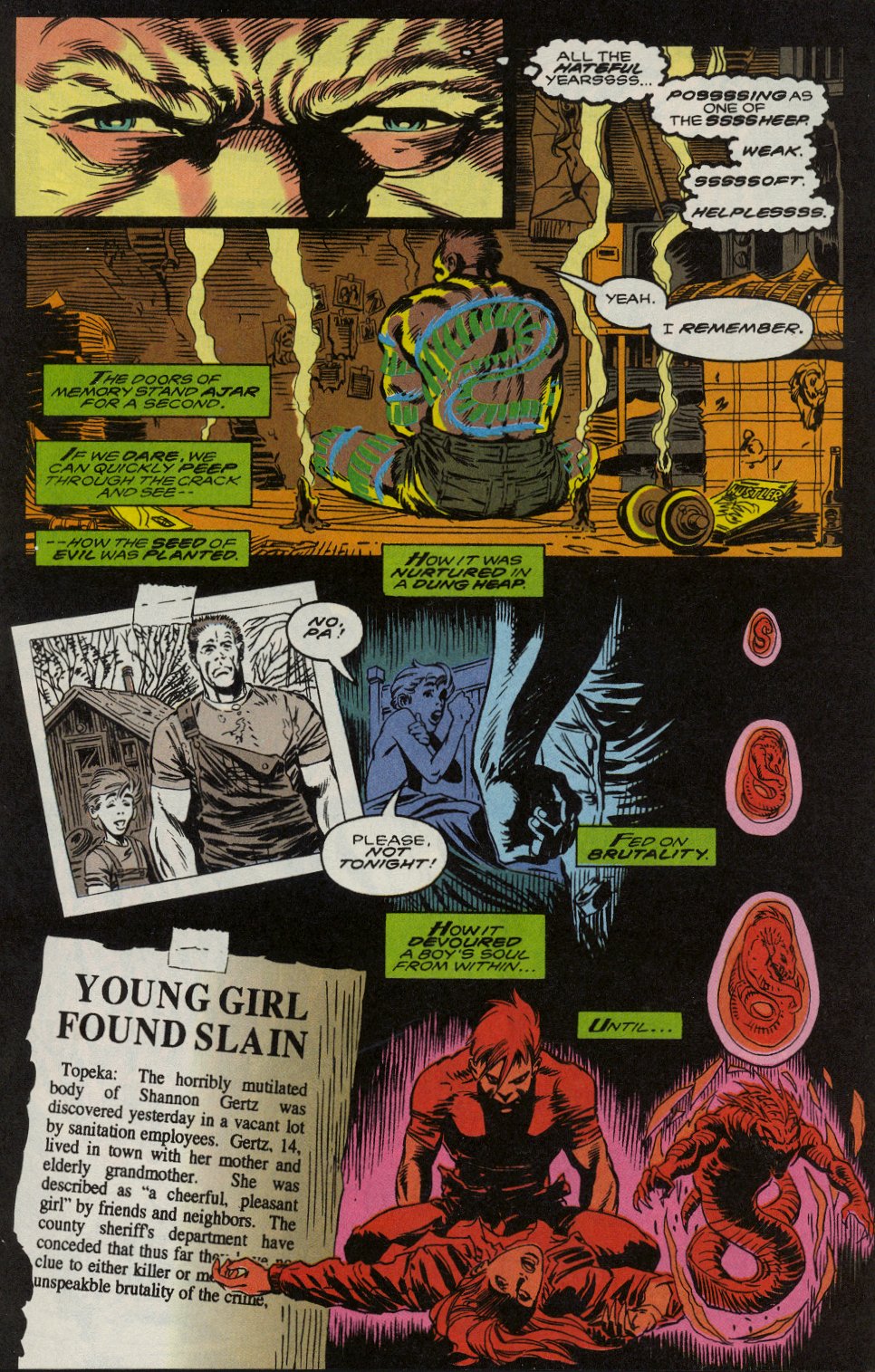 Read online Morbius: The Living Vampire (1992) comic -  Issue #5 - 8
