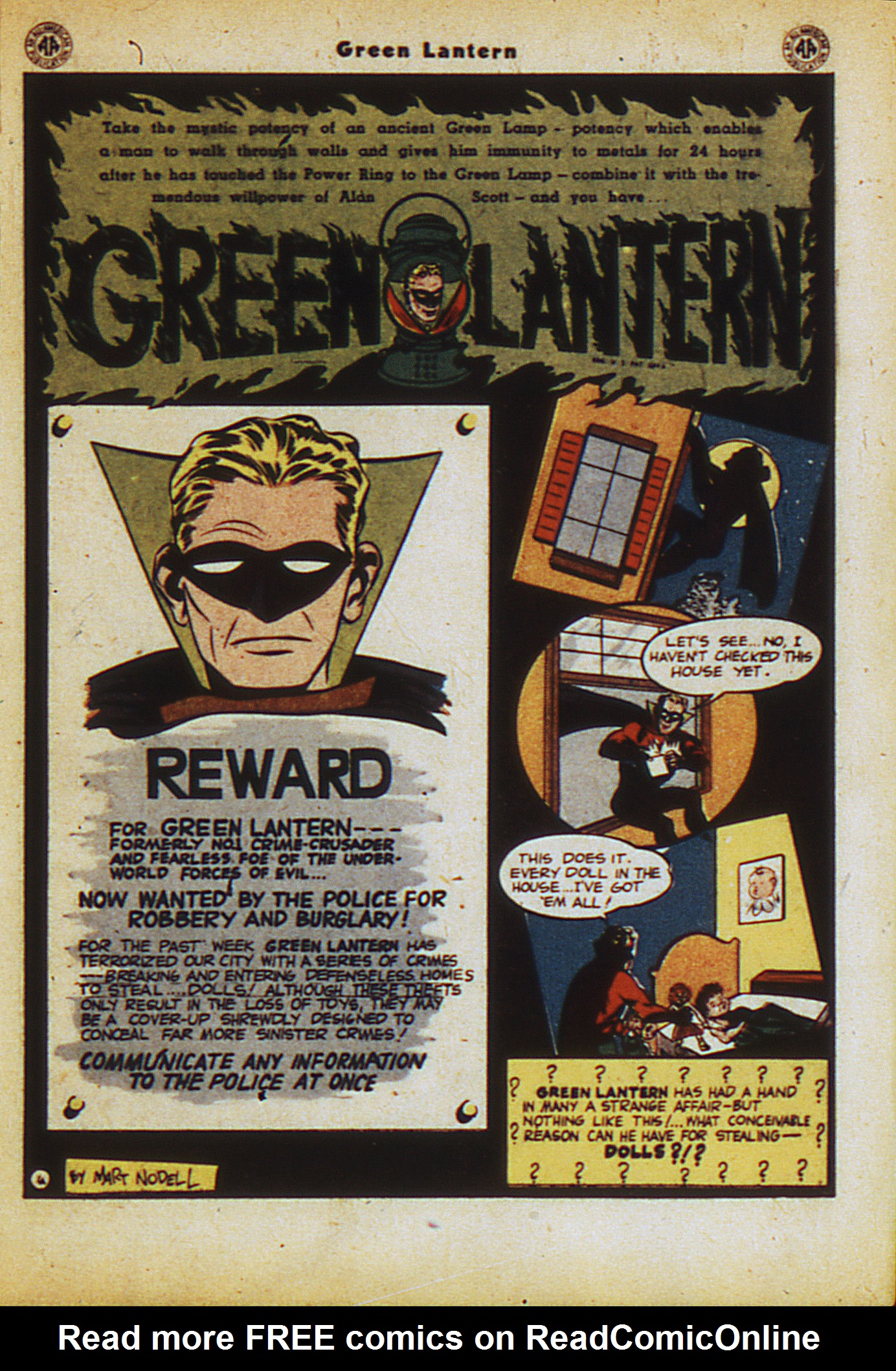 Read online Green Lantern (1941) comic -  Issue #17 - 4