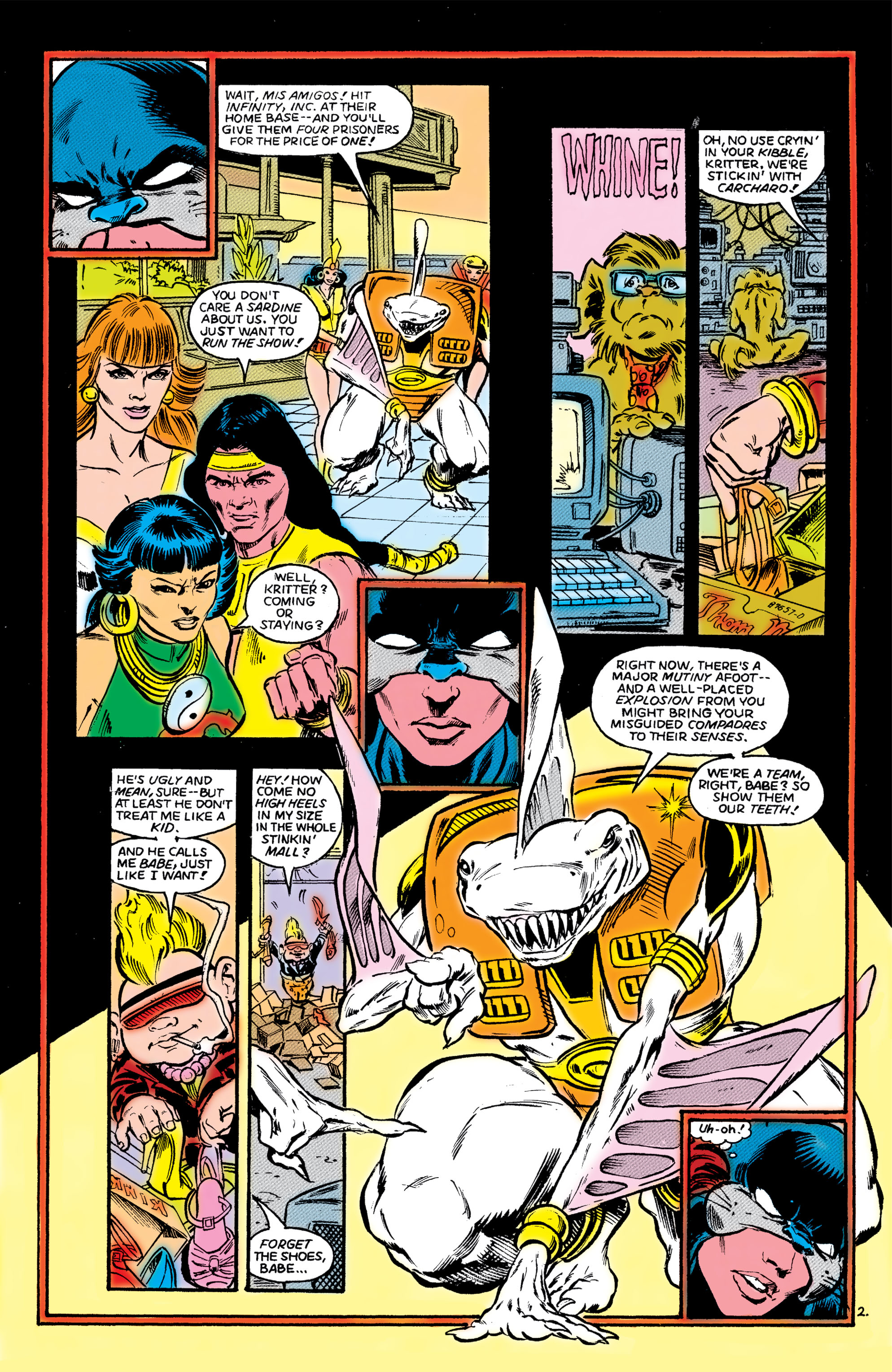 Read online Infinity Inc. (1984) comic -  Issue #29 - 3