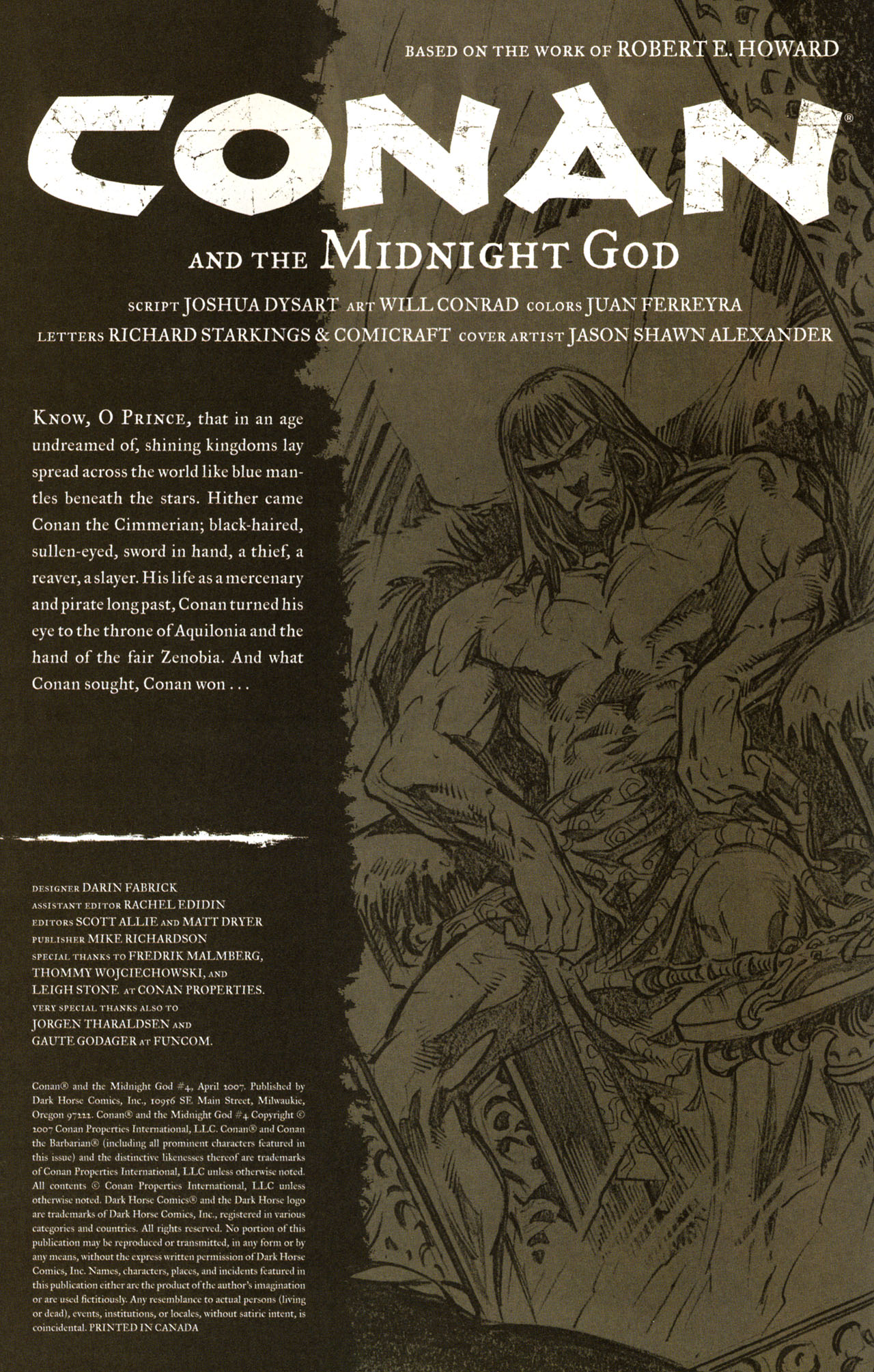 Read online Conan and the Midnight God comic -  Issue #4 - 2