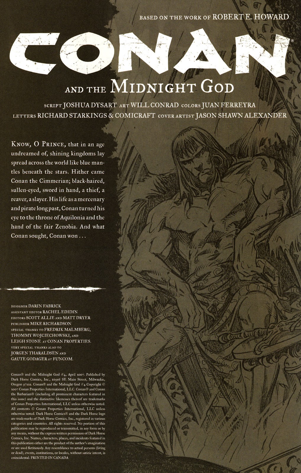 Conan and the Midnight God issue 4 - Page 2