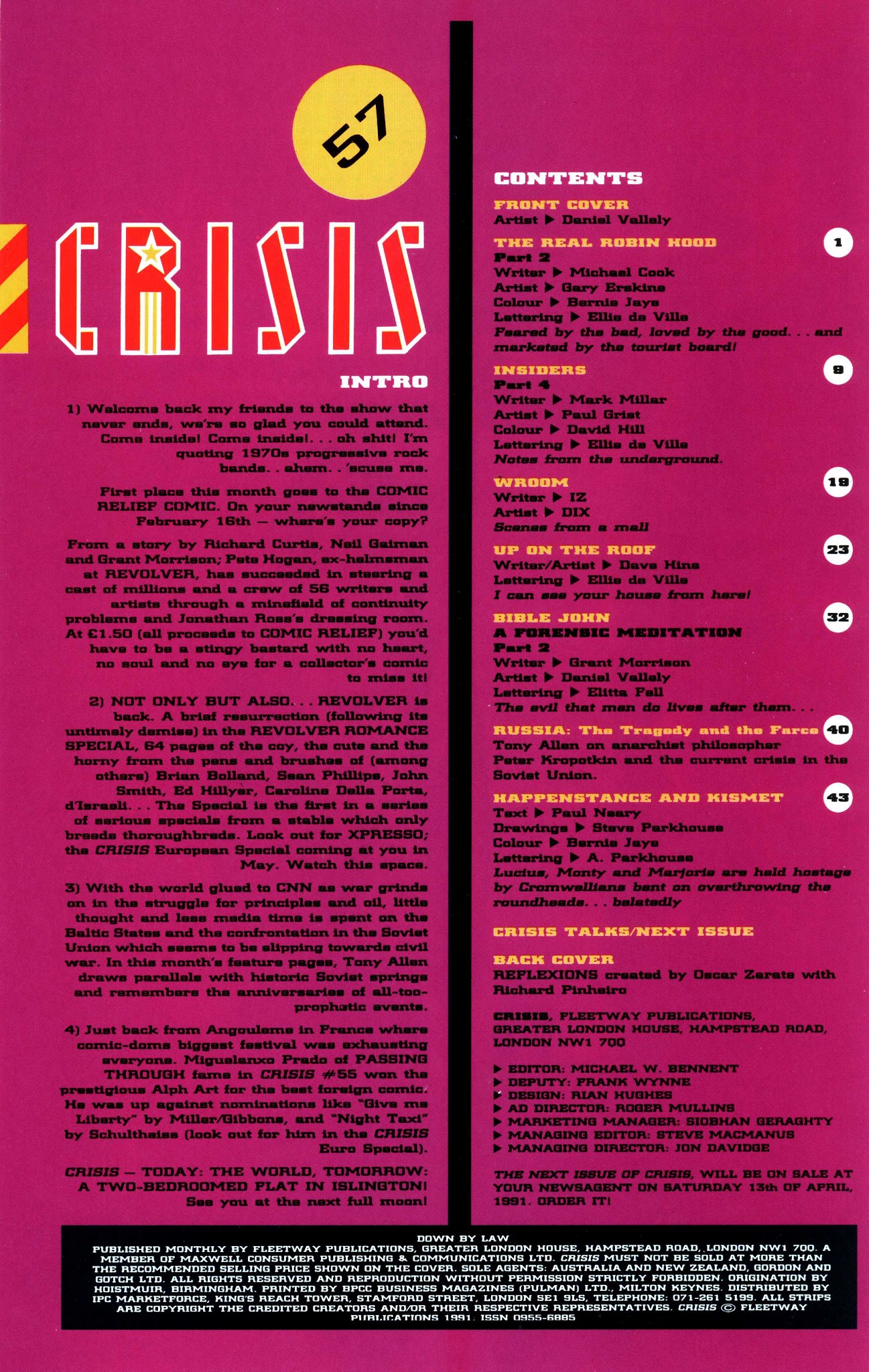 Read online Crisis comic -  Issue #57 - 2