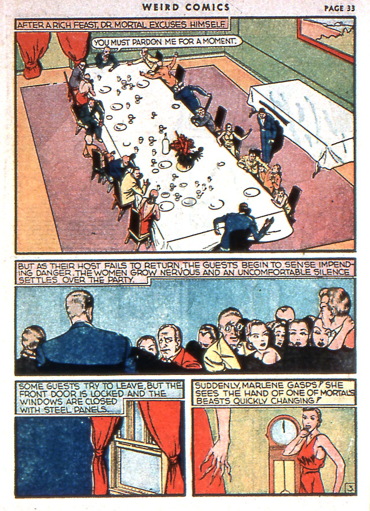 Read online Weird Comics comic -  Issue #4 - 35