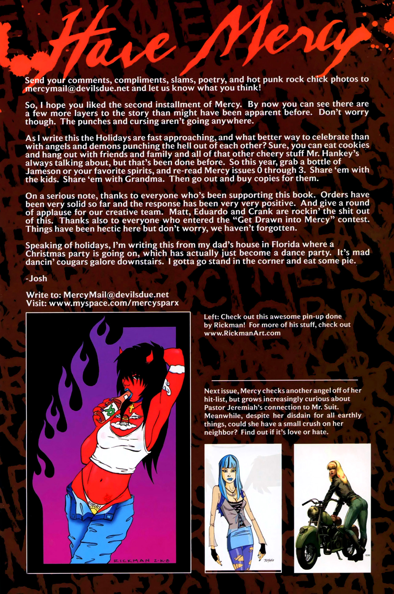 Read online Mercy Sparx (2008) comic -  Issue #2 - 25