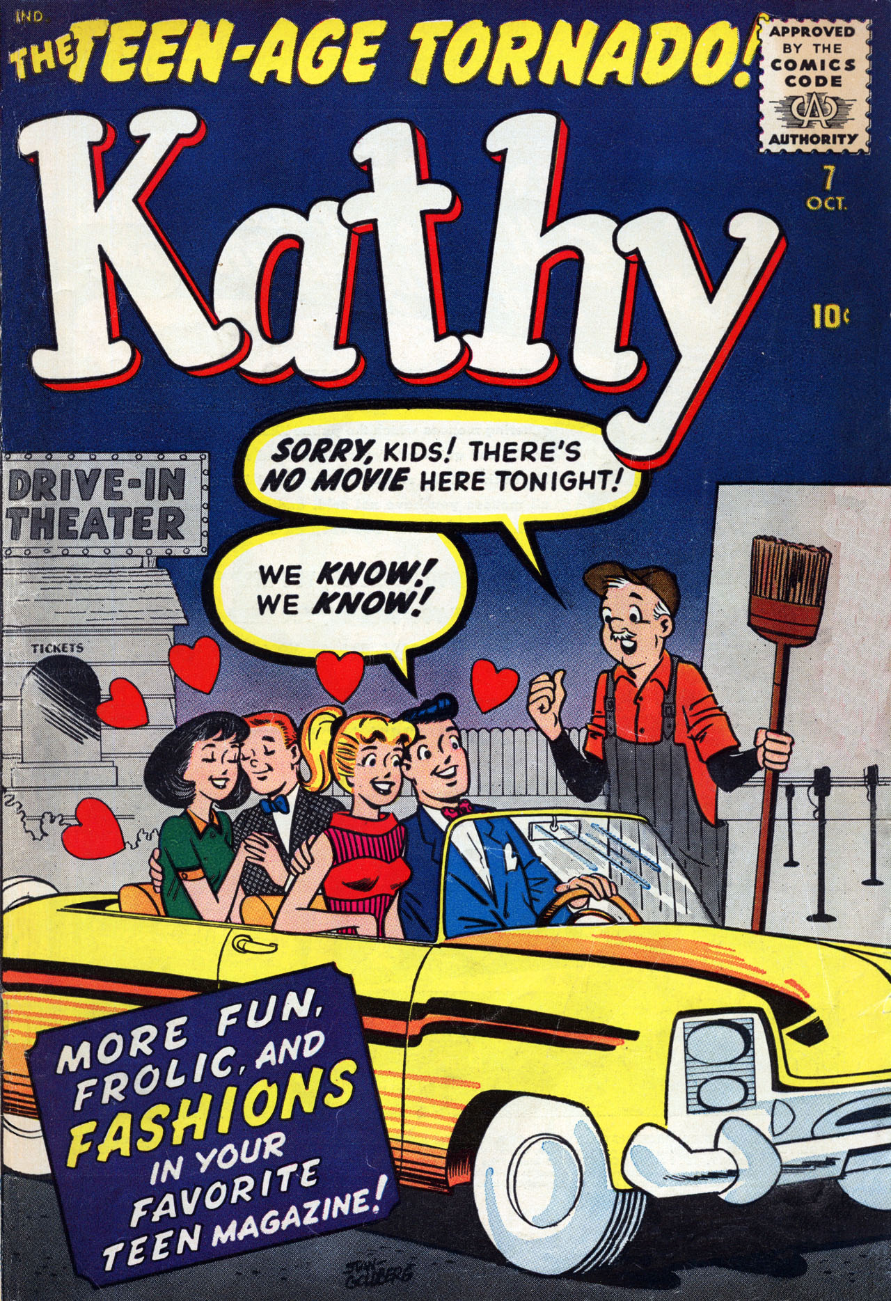 Read online Kathy (1959) comic -  Issue #7 - 1