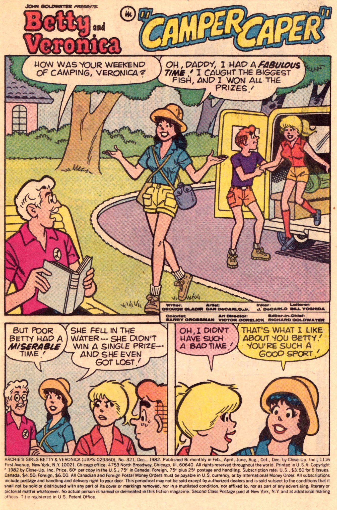 Read online Archie's Girls Betty and Veronica comic -  Issue #321 - 2