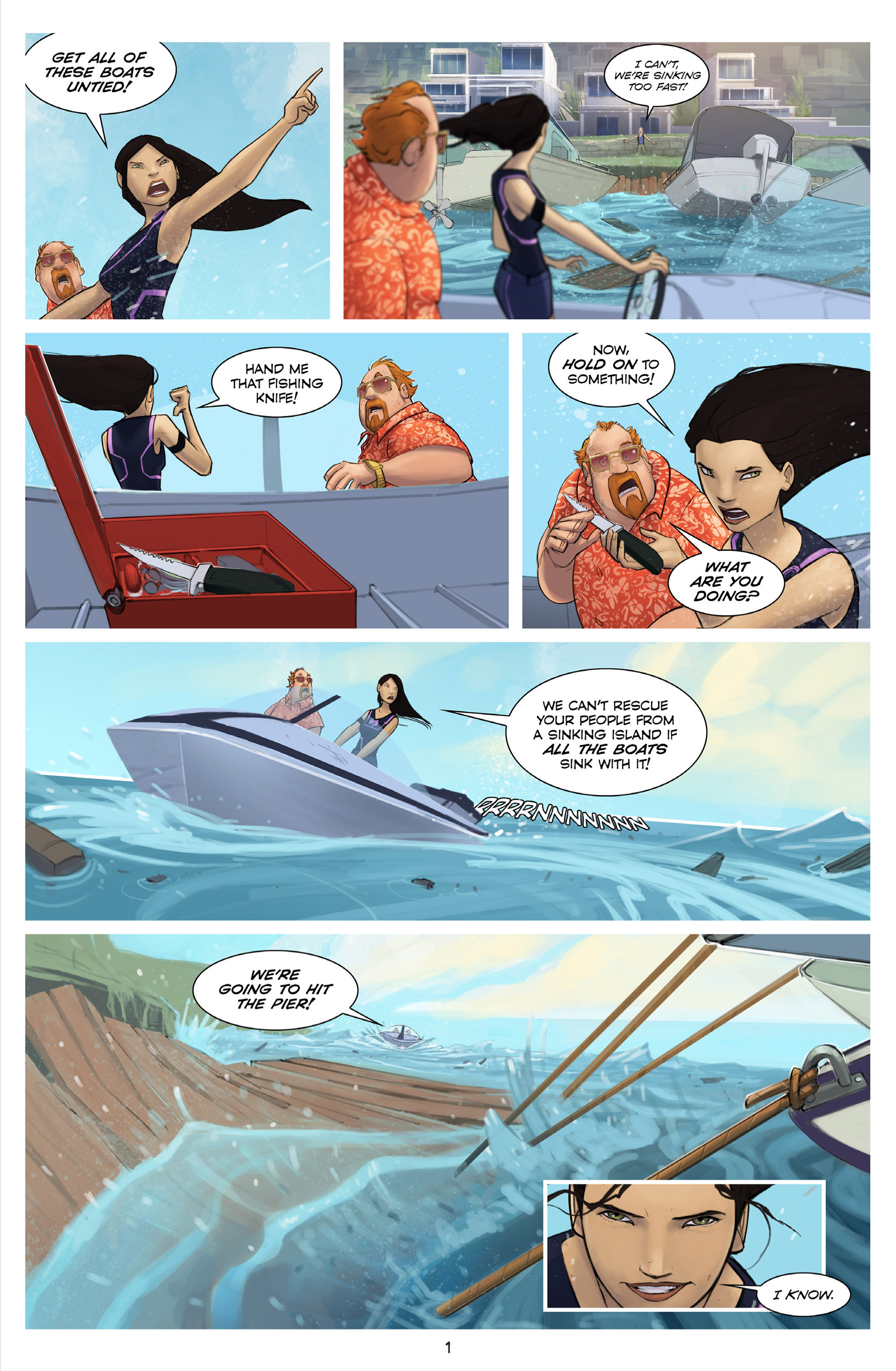 Read online The Deep: The Vanishing Island comic -  Issue #3 - 3