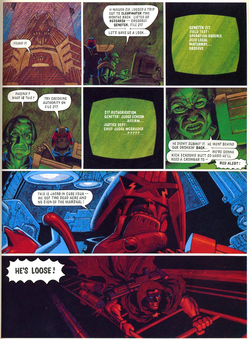 Read online Judge Dredd [Collections - Hamlyn | Mandarin] comic -  Issue # TPB Tales of the Damned - 21