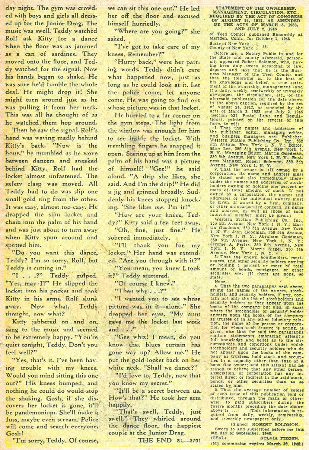 Read online Teen Comics comic -  Issue #30 - 19