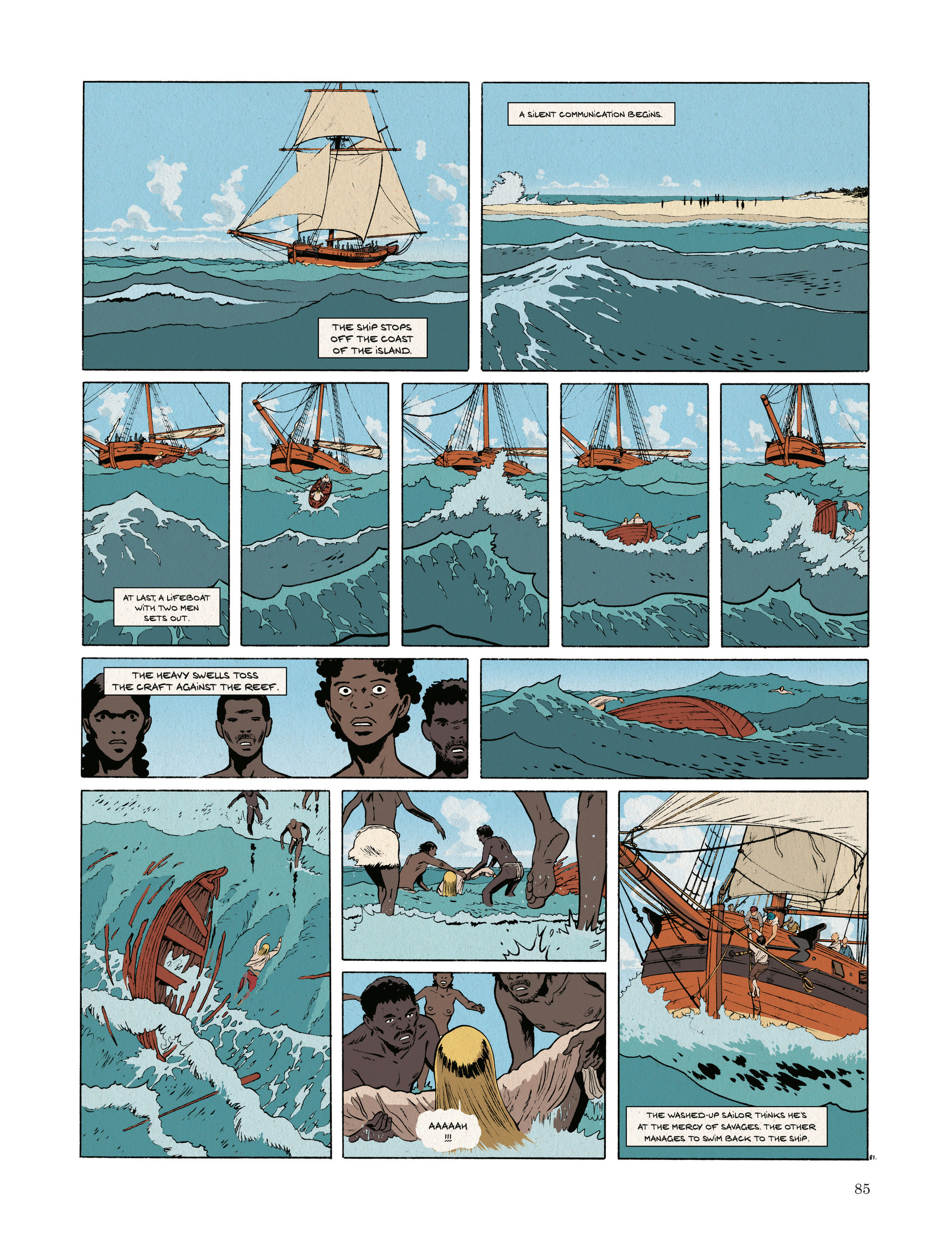 Read online The Forgotten Slaves of Tromelin comic -  Issue # TPB - 87