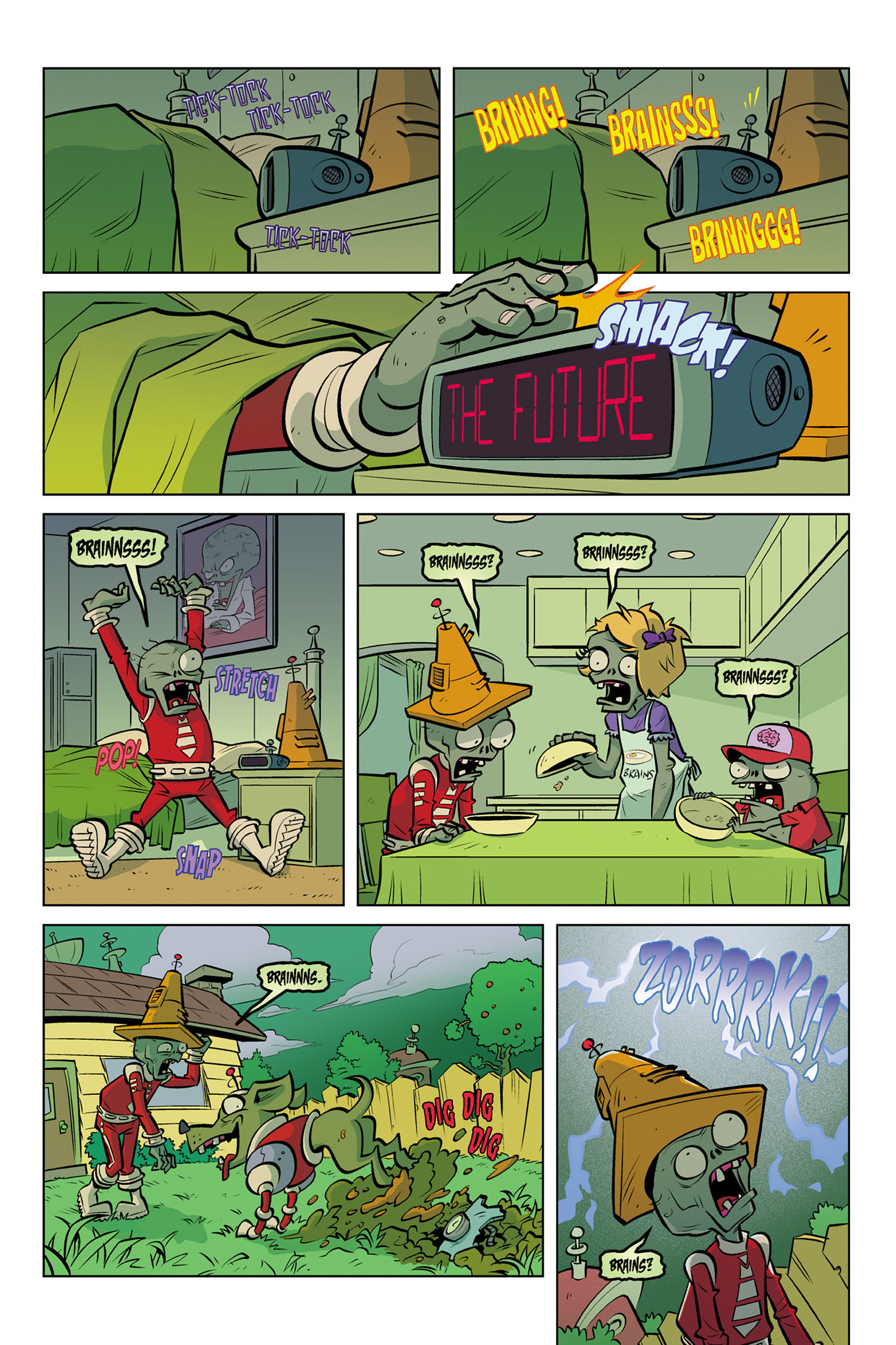 Read online Plants vs. Zombies: Timepocalypse comic -  Issue #4 - 4