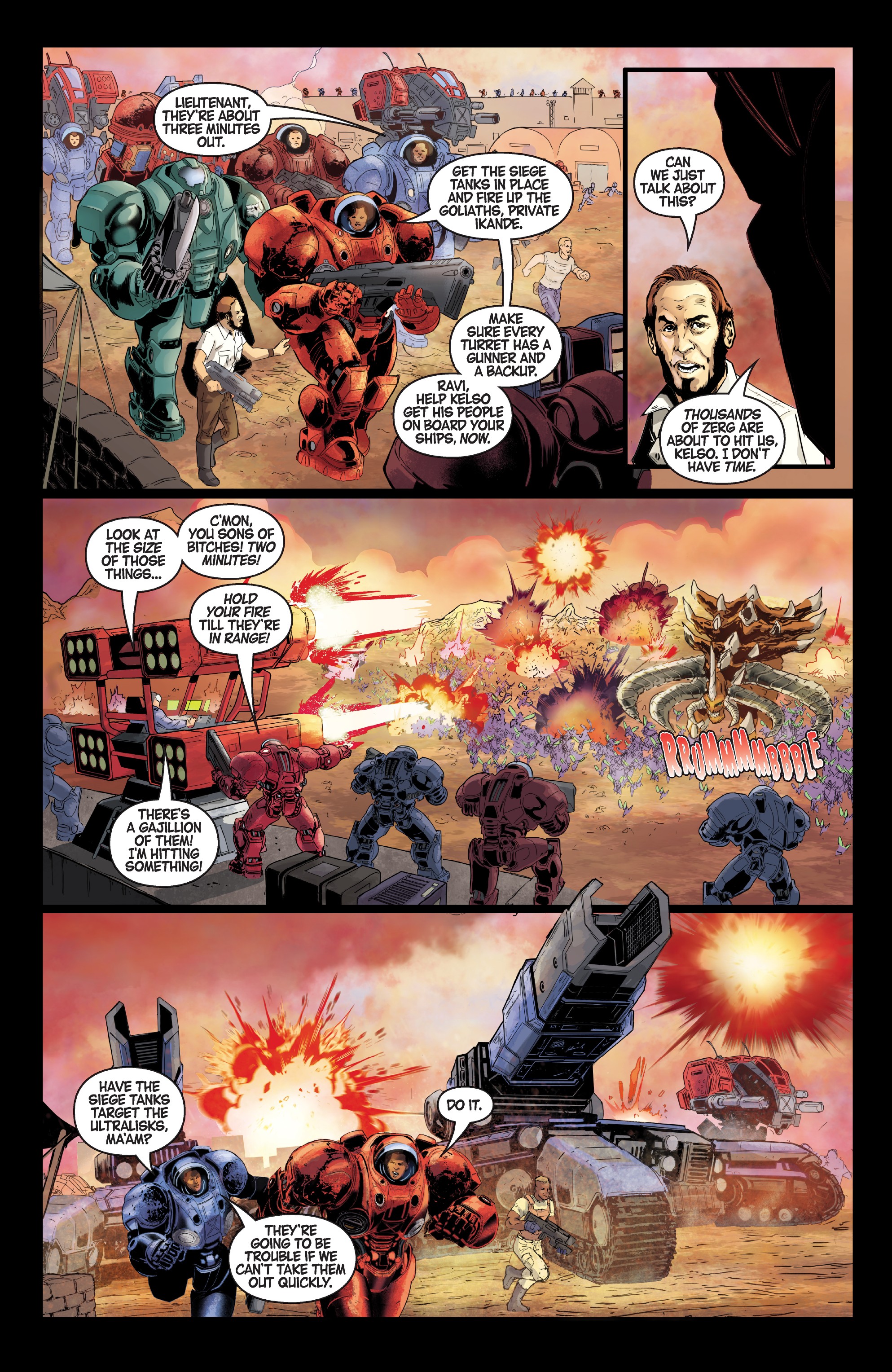 Read online StarCraft: Soldiers comic -  Issue #4 - 5
