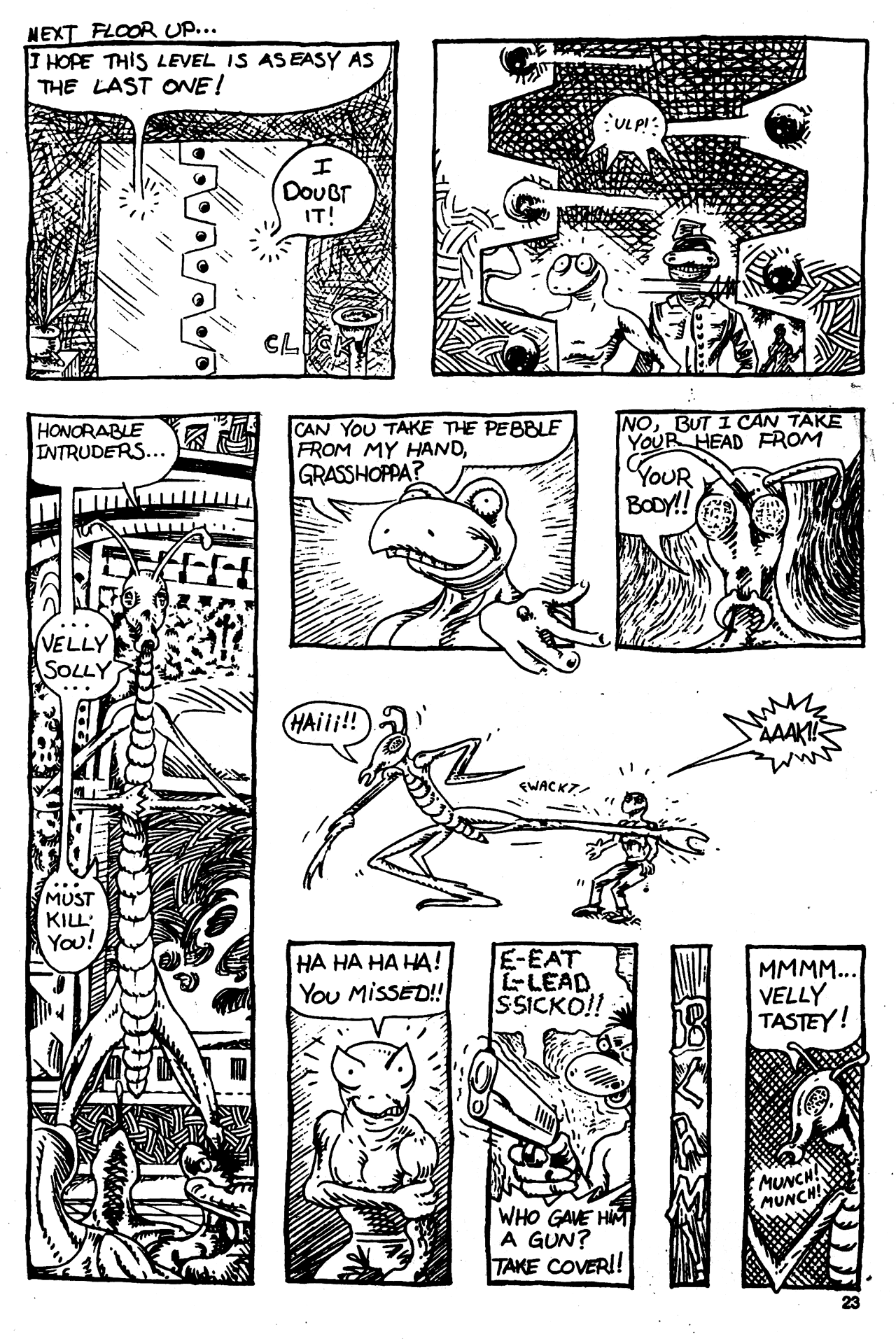Read online Cold-Blooded Chameleon Commandos comic -  Issue #1 - 24