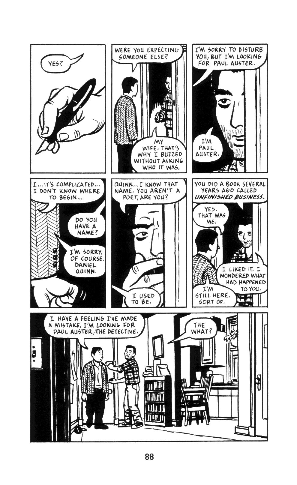 Read online Neon Lit: Paul Auster's City of Glass comic -  Issue # TPB (Part 1) - 94