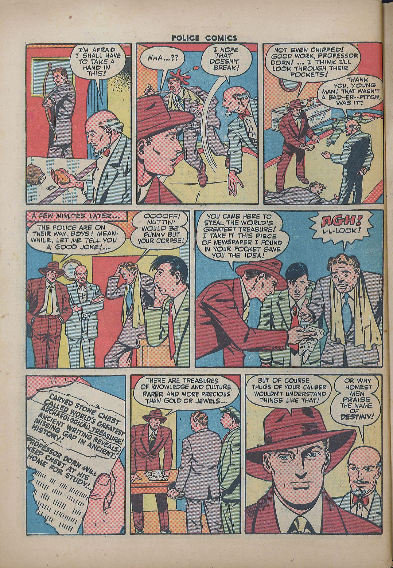Read online Police Comics comic -  Issue #34 - 50