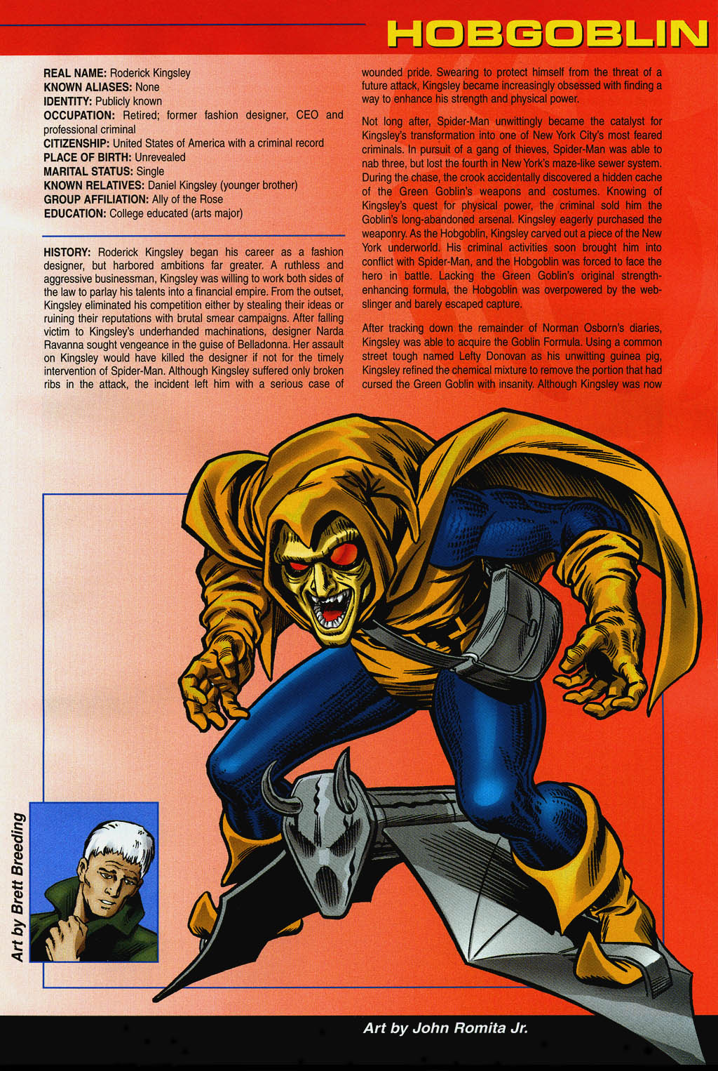 Official Handbook of the Marvel Universe: Spider-Man 2004 issue Full - Page 19