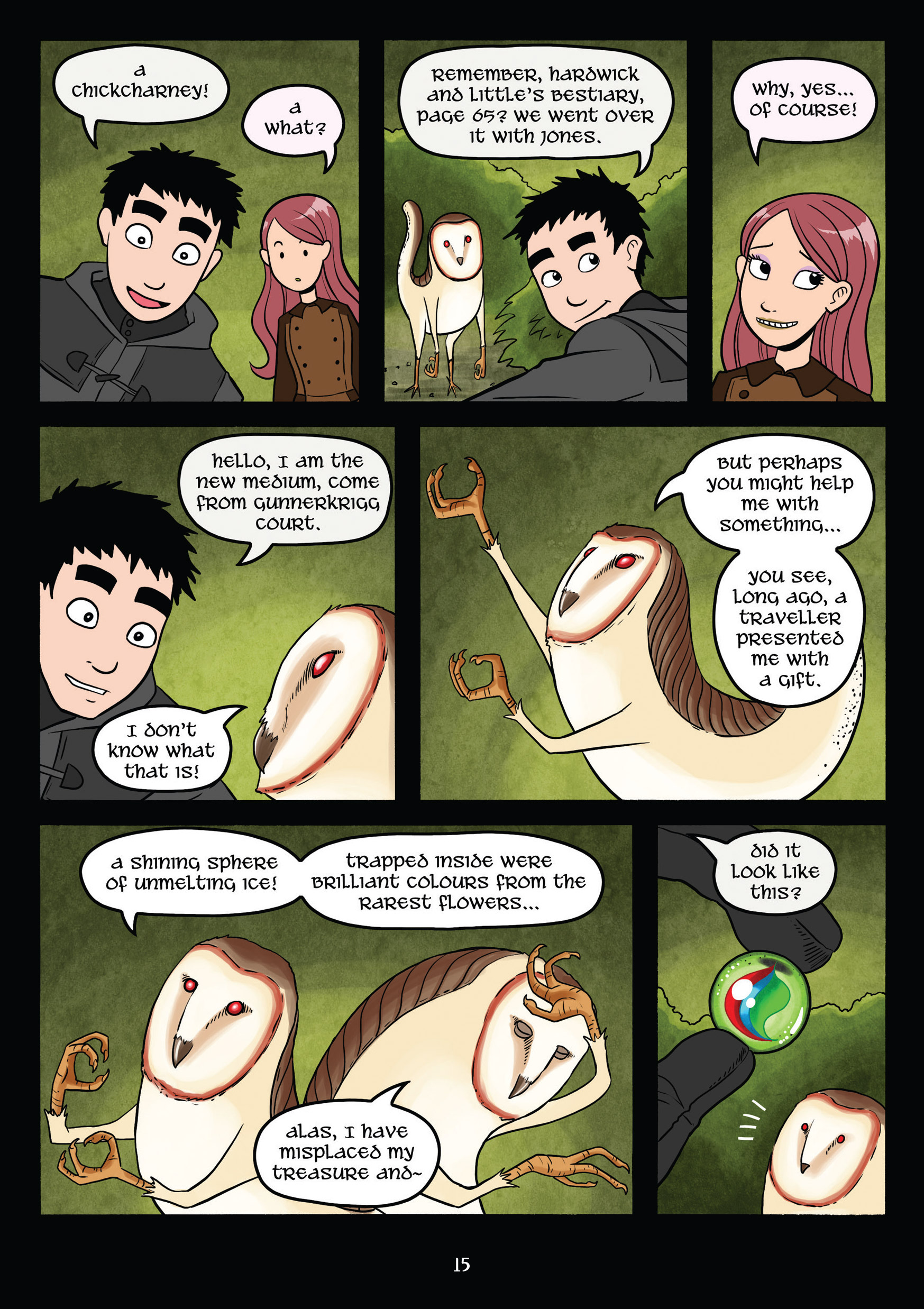 Read online Gunnerkrigg Court comic -  Issue # TPB 5 (Part 1) - 15