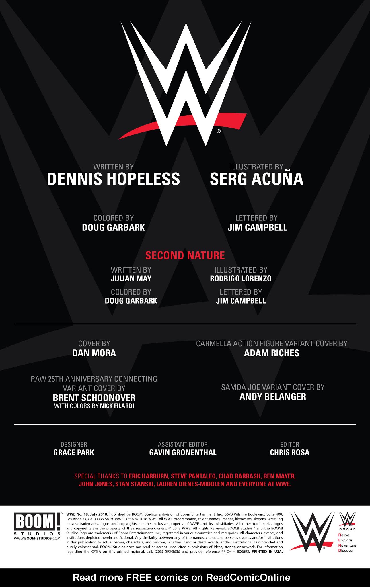 Read online WWE comic -  Issue #19 - 2