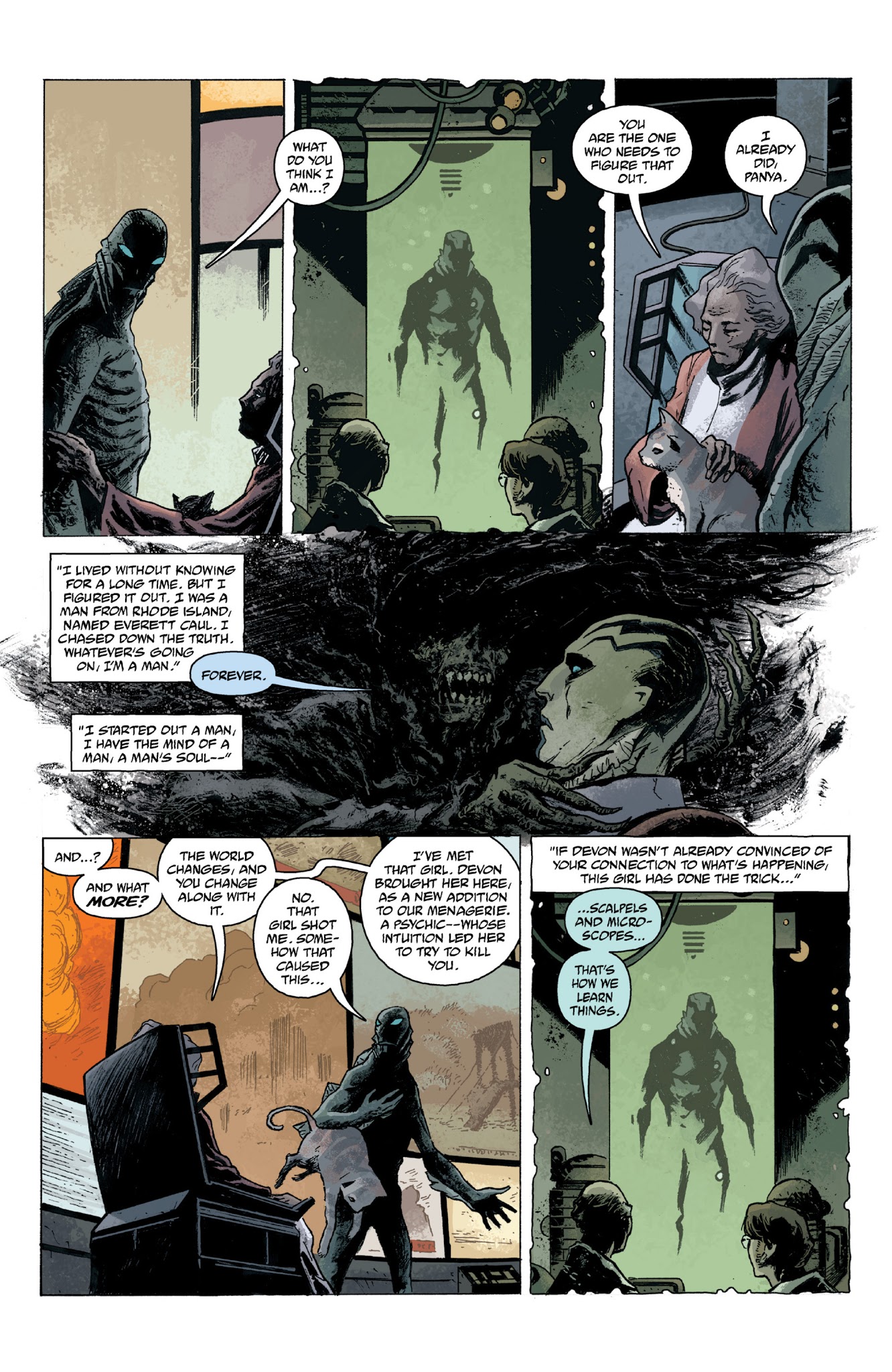 Read online Abe Sapien: Dark and Terrible and The New Race of Man comic -  Issue # TPB - 34