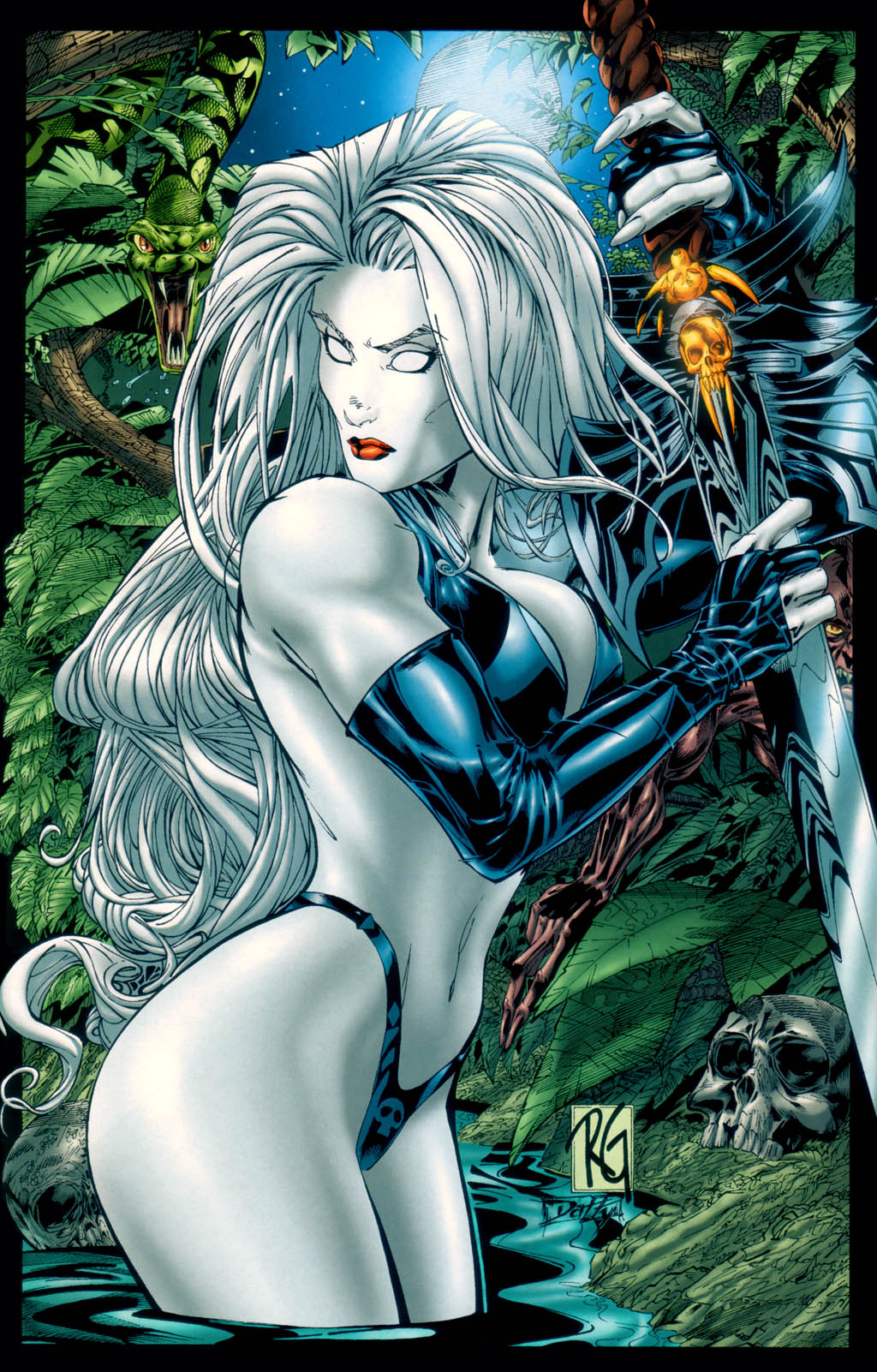 Read online Brian Pulido's Lady Death: Leather & Lace comic -  Issue # Full - 16